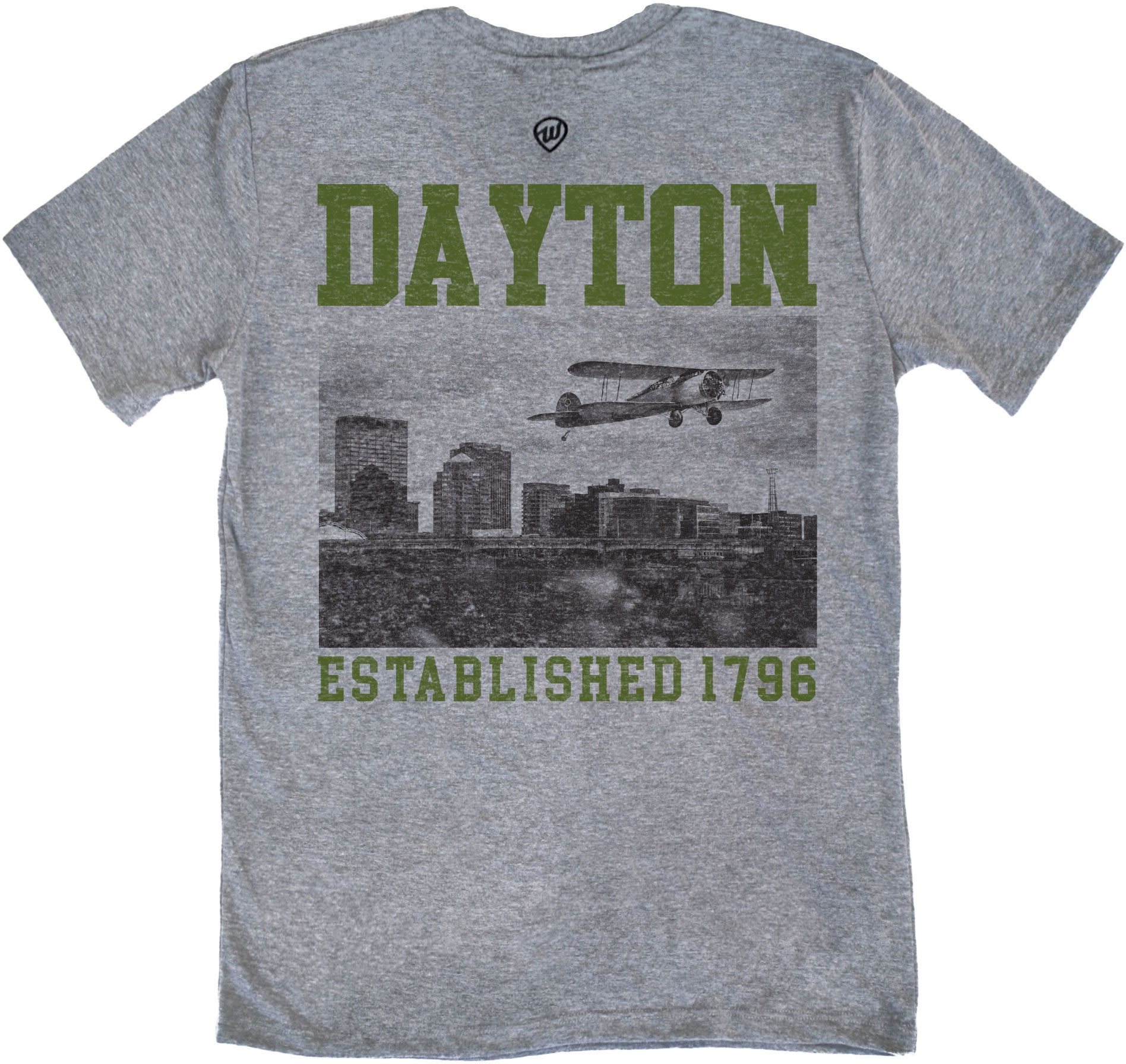 Where I'm From Adult Dayton Grey Flight 2Sided T-Shirt product image