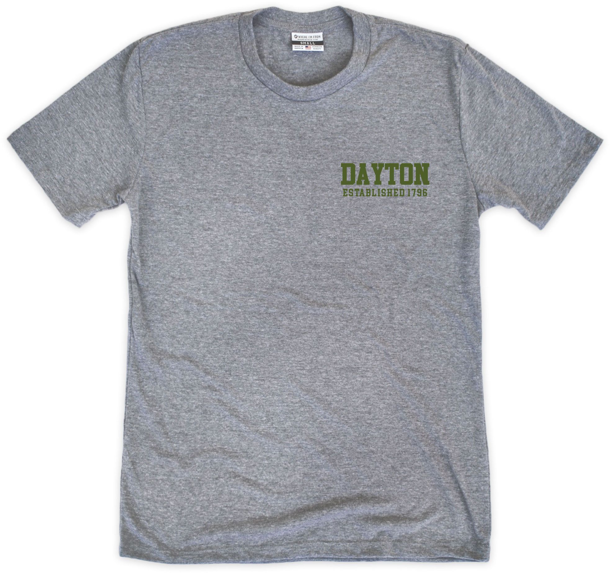 Where I'm From Adult Dayton Grey Flight 2Sided T-Shirt product image