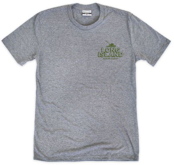 Where I'm From Men's Long Island Gray Father's Day Mowing 2 Hit T-Shirt product image