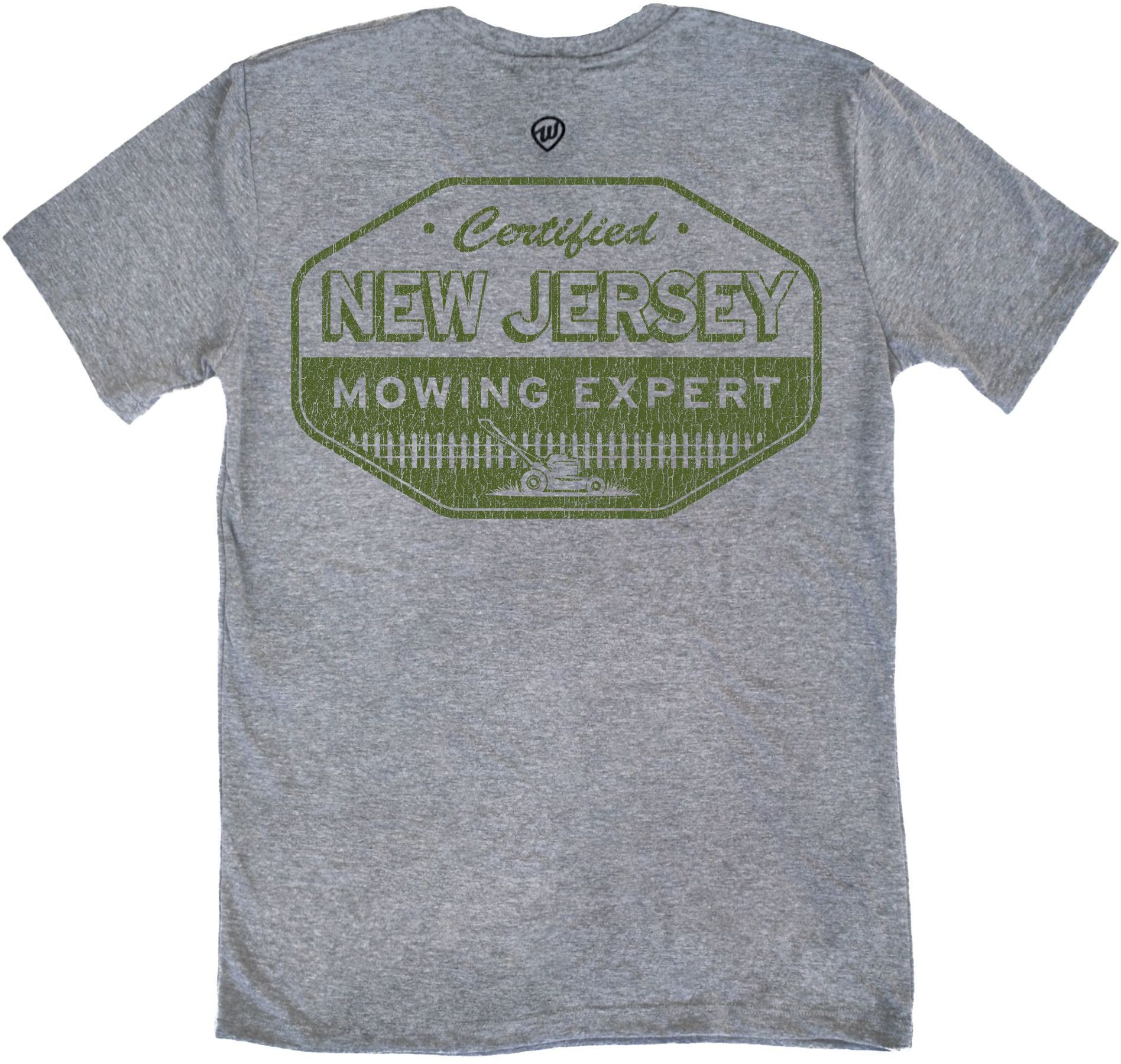 Where I'm From Men's Father's Day New York Gray Mowing 2 Hit T-Shirt product image