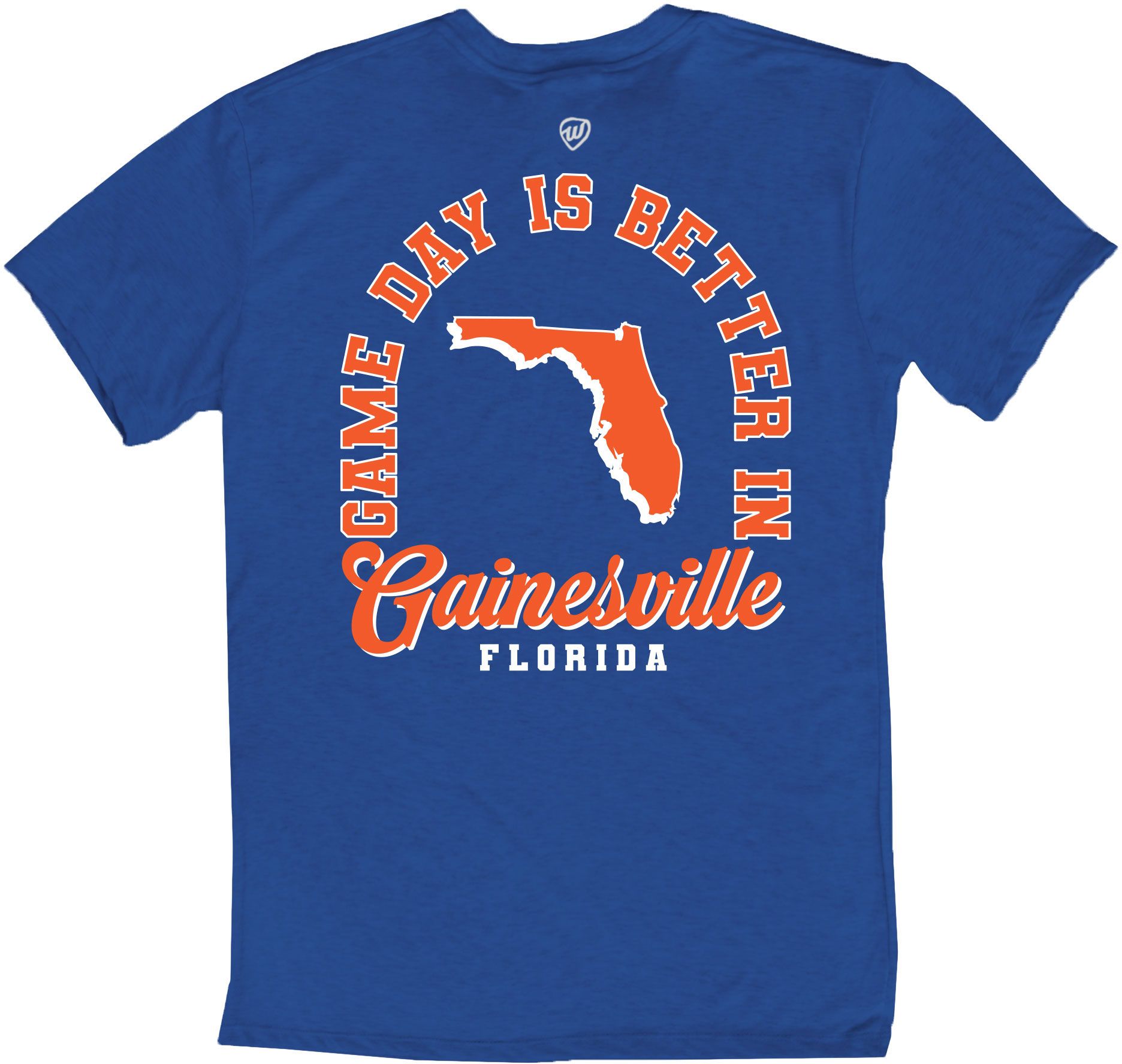 Where I'm From Men's Gainesville Blue Game Day 2Hit T-Shirt product image