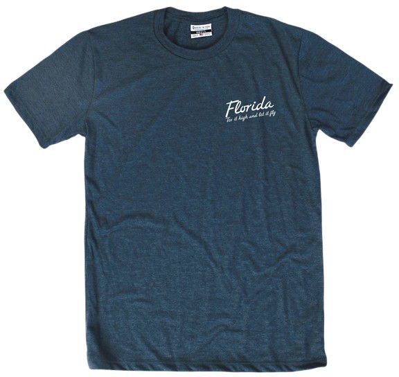 Where I'm From Adult Florida Navy T-Shirt product image