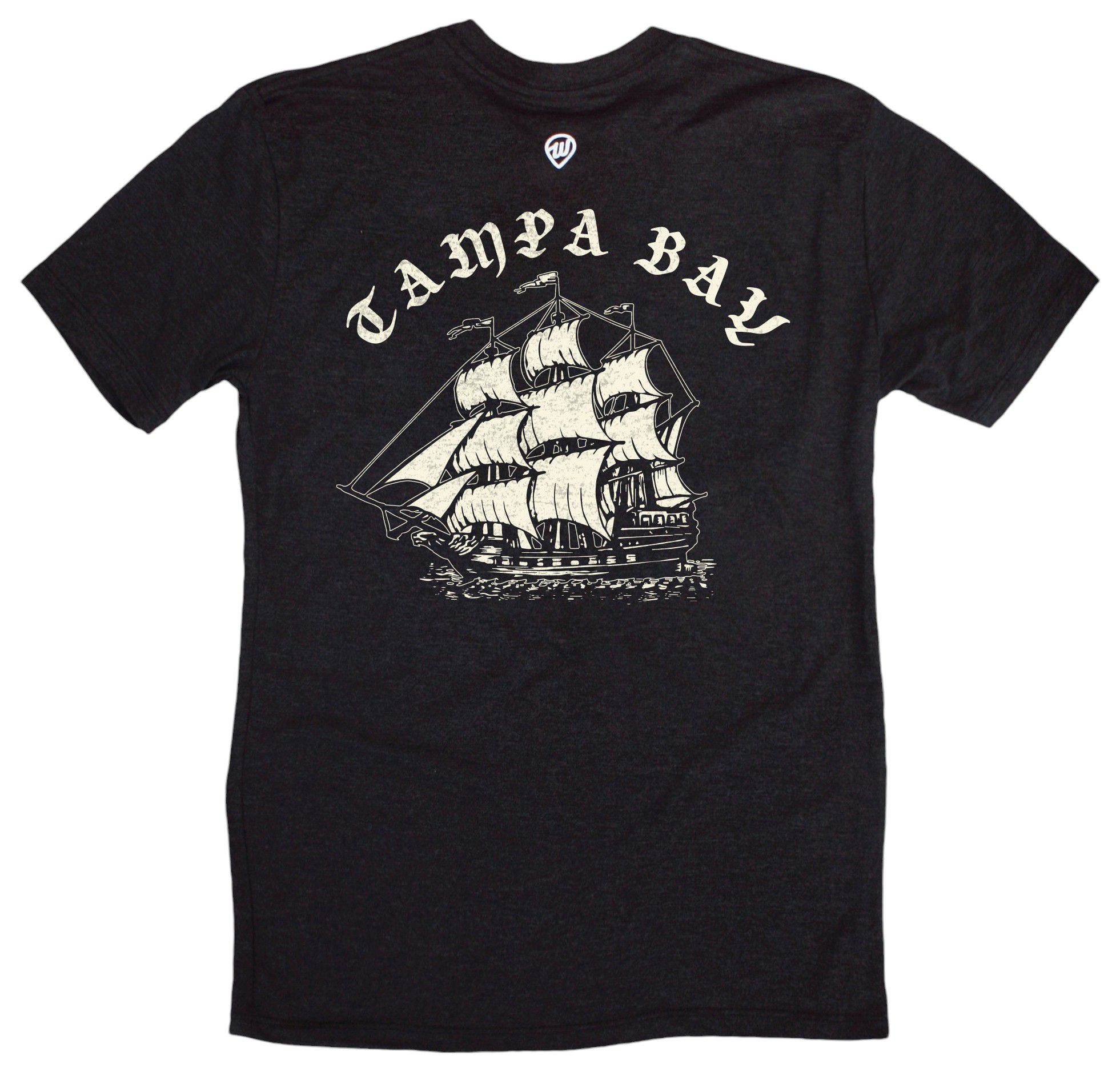 Where I'm From Adult Gasparilla Ship 2 Sided T-Shirt product image