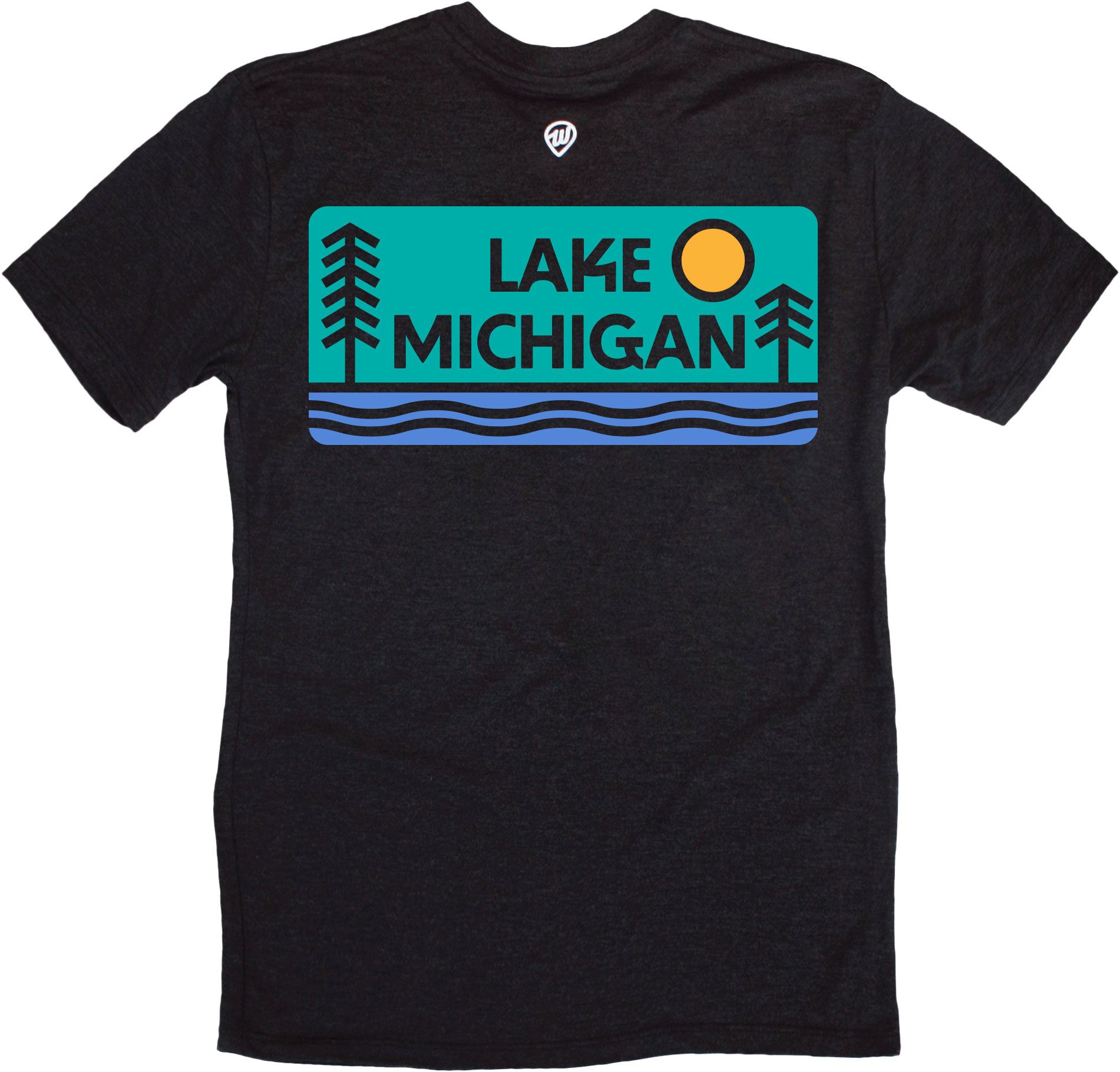 Where I'm From Adult Great Lakes Michican 2Hit T-Shirt product image