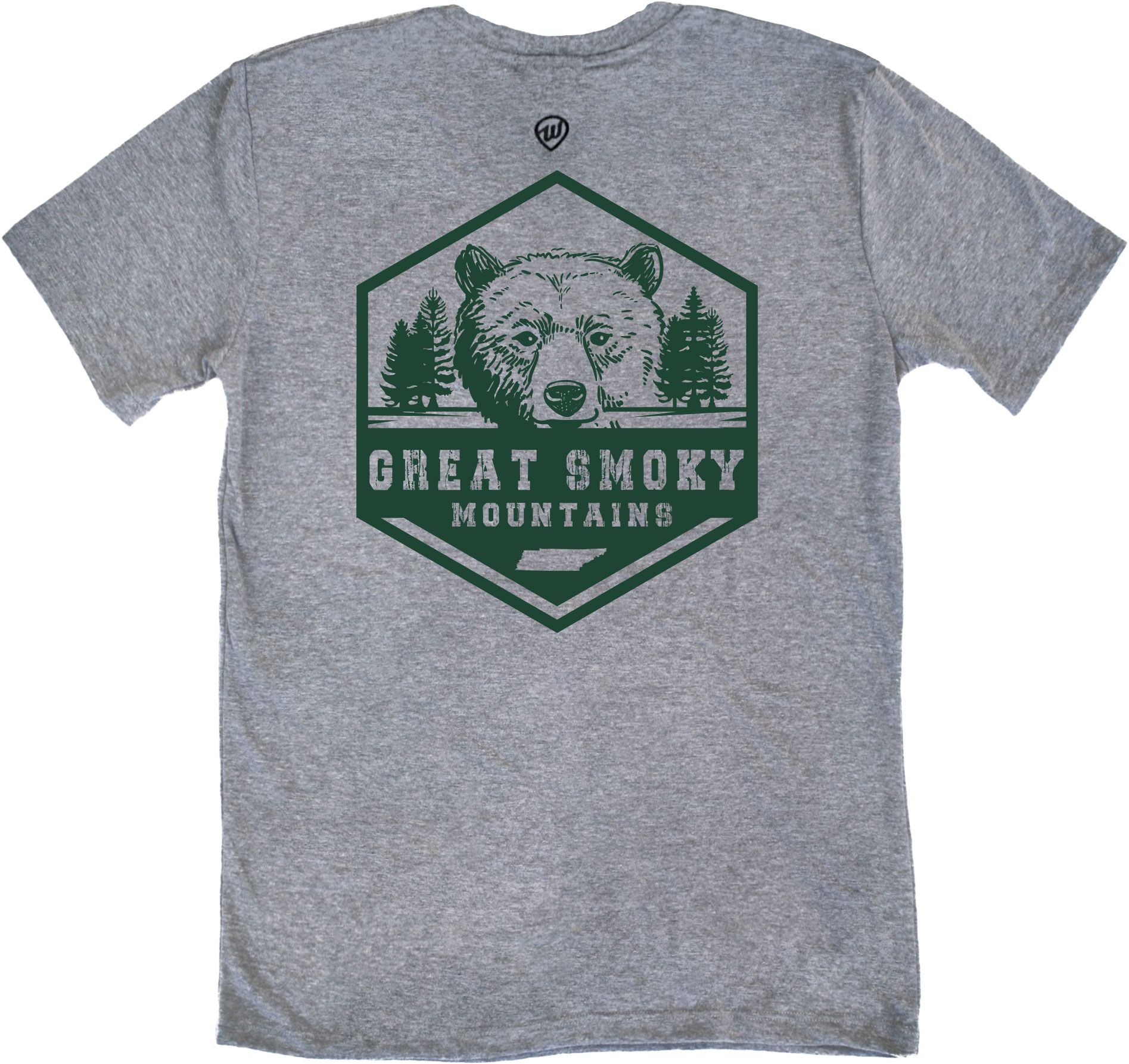 Where I'm From Adult Great Smokey Mountains Bear T-Shirt product image