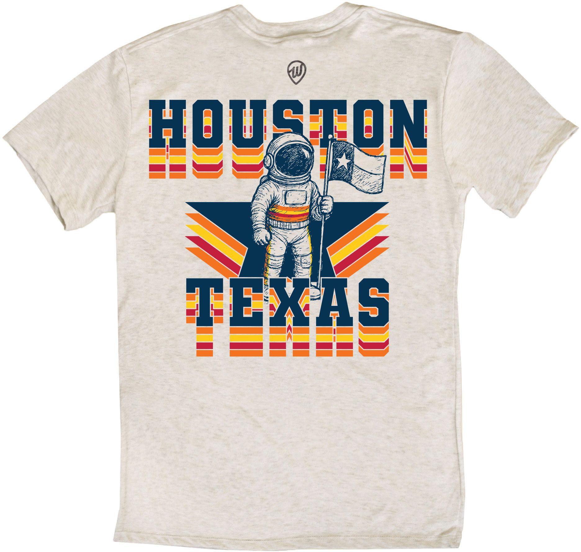 Where I'm From Adult Houston Oatmeal Baseball T-Shirt product image