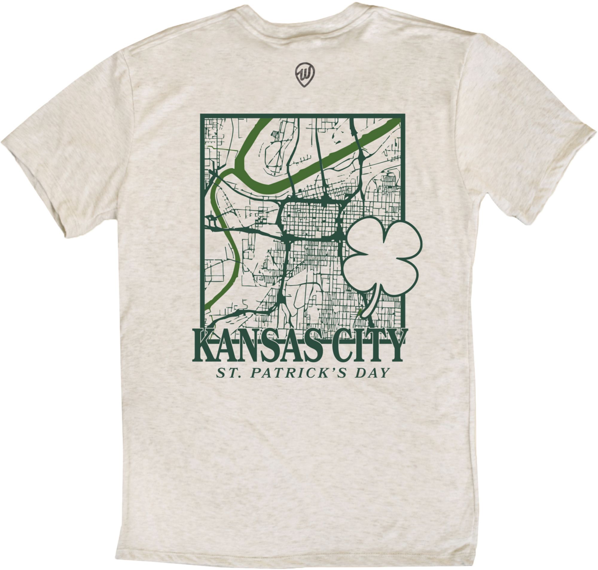 Where I'm From Adult Kansas City City Oatmeal St. Patty's T-Shirt product image