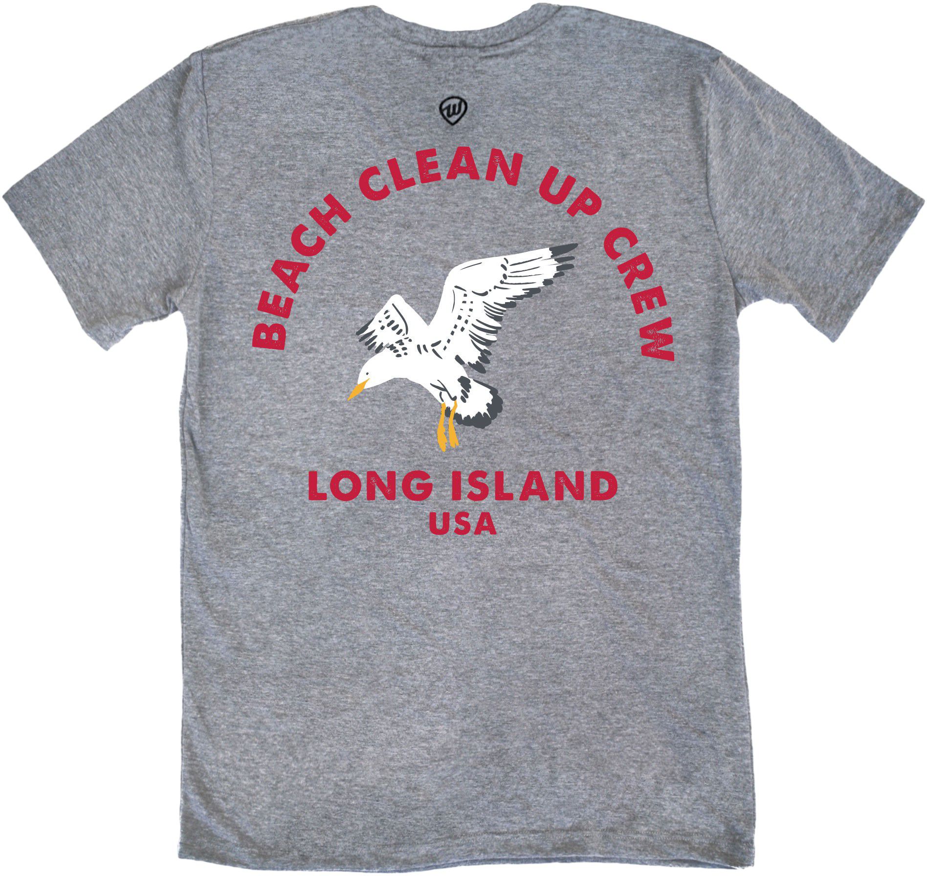 Where I'm From Adult Long Island Gray Clean Up T-Shirt product image