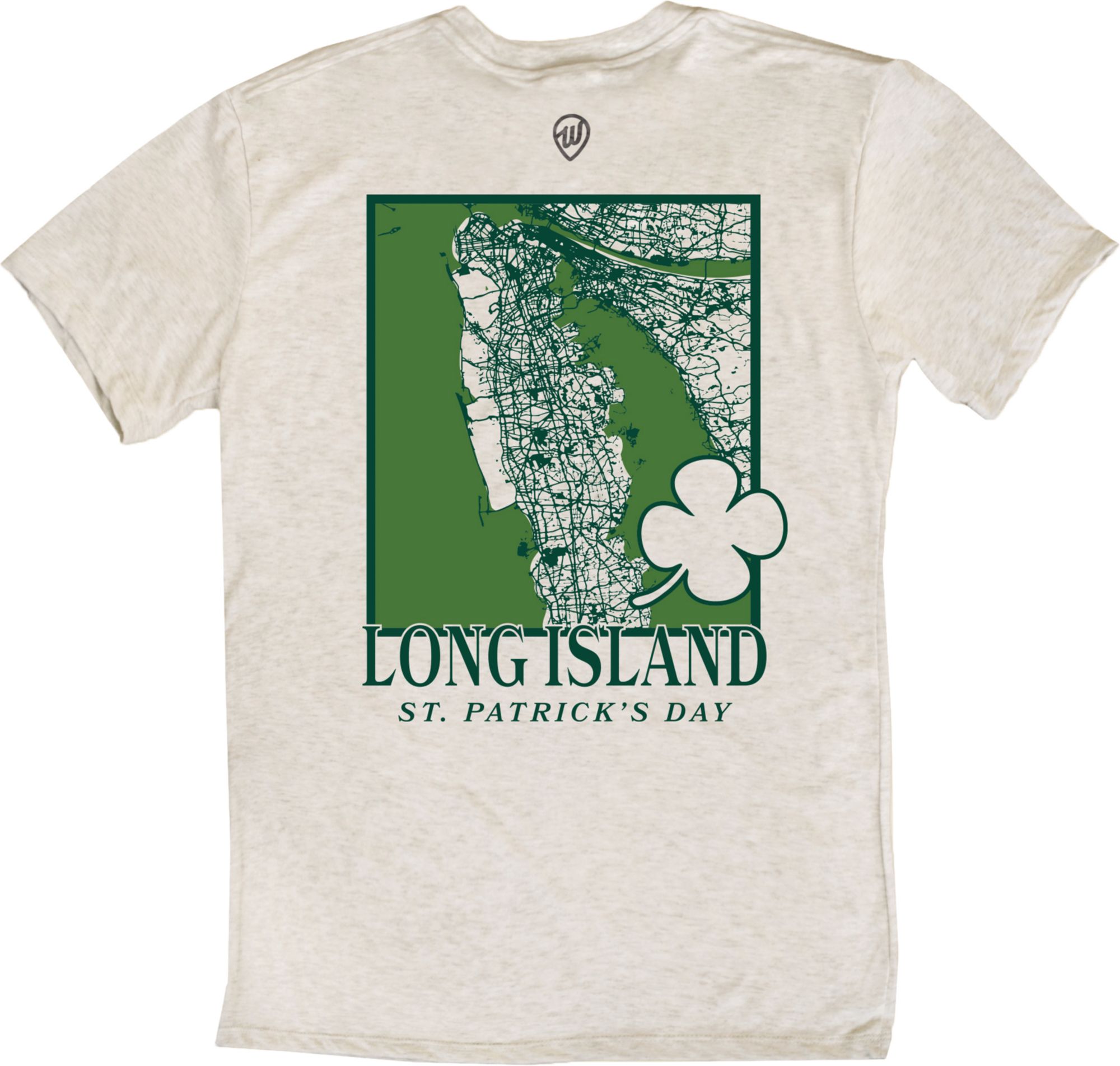 Where I'm From Adult Long Island City Cream St. Patty's T-Shirt product image