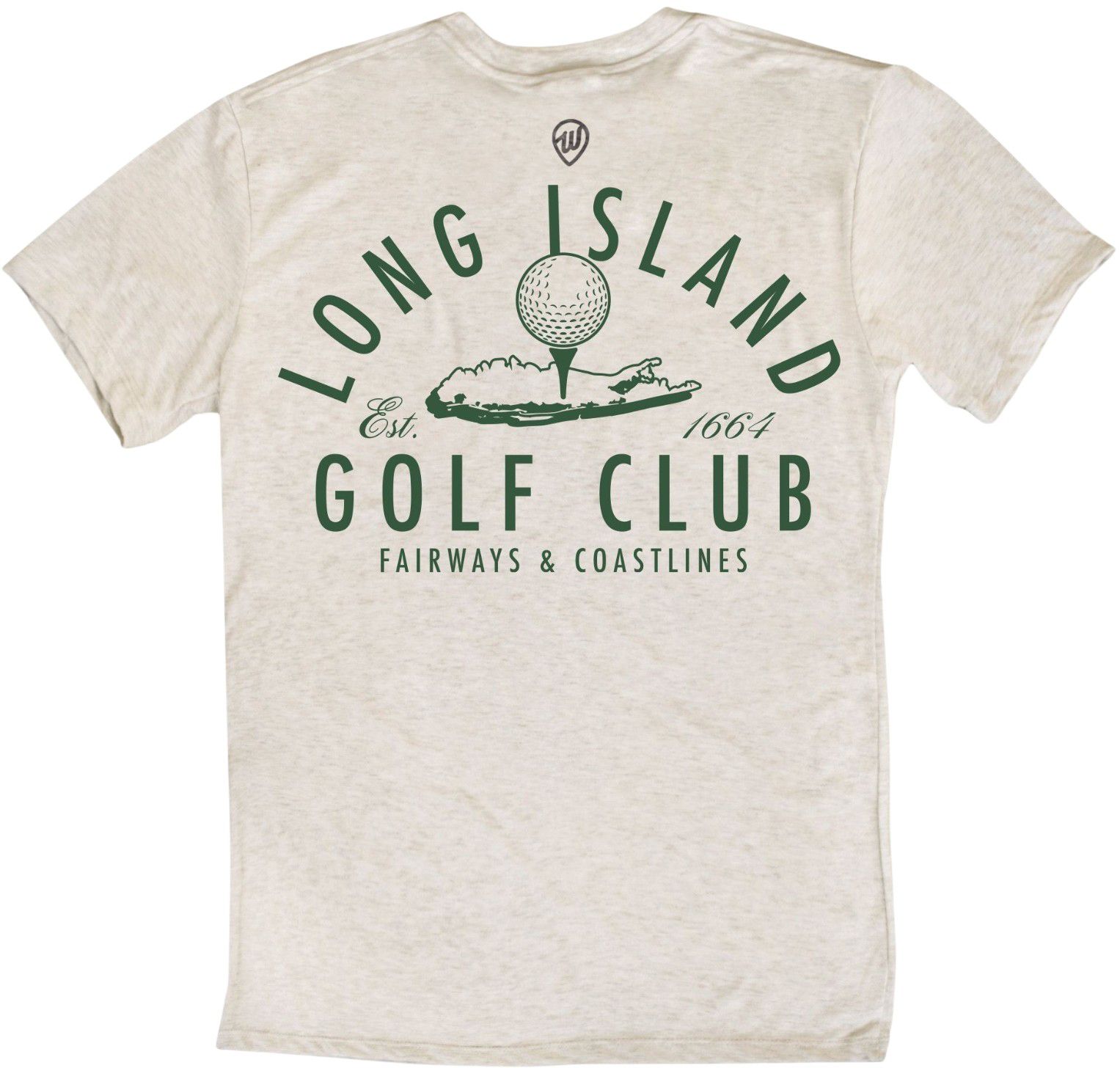 Where I'm From Adult Long Island Oatmeal Golf Club T-Shirt product image