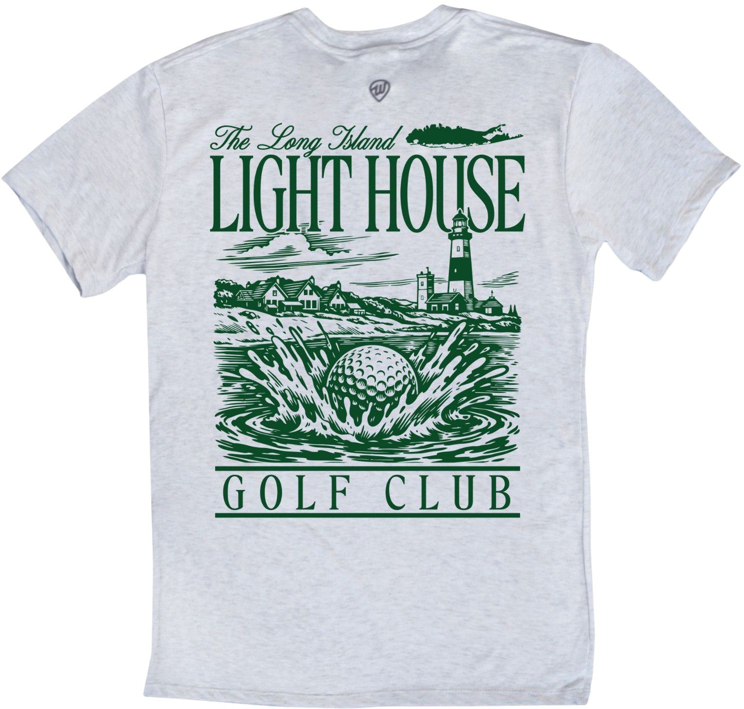 Where I'm From Adult Long Island Ash Light House T-Shirt product image
