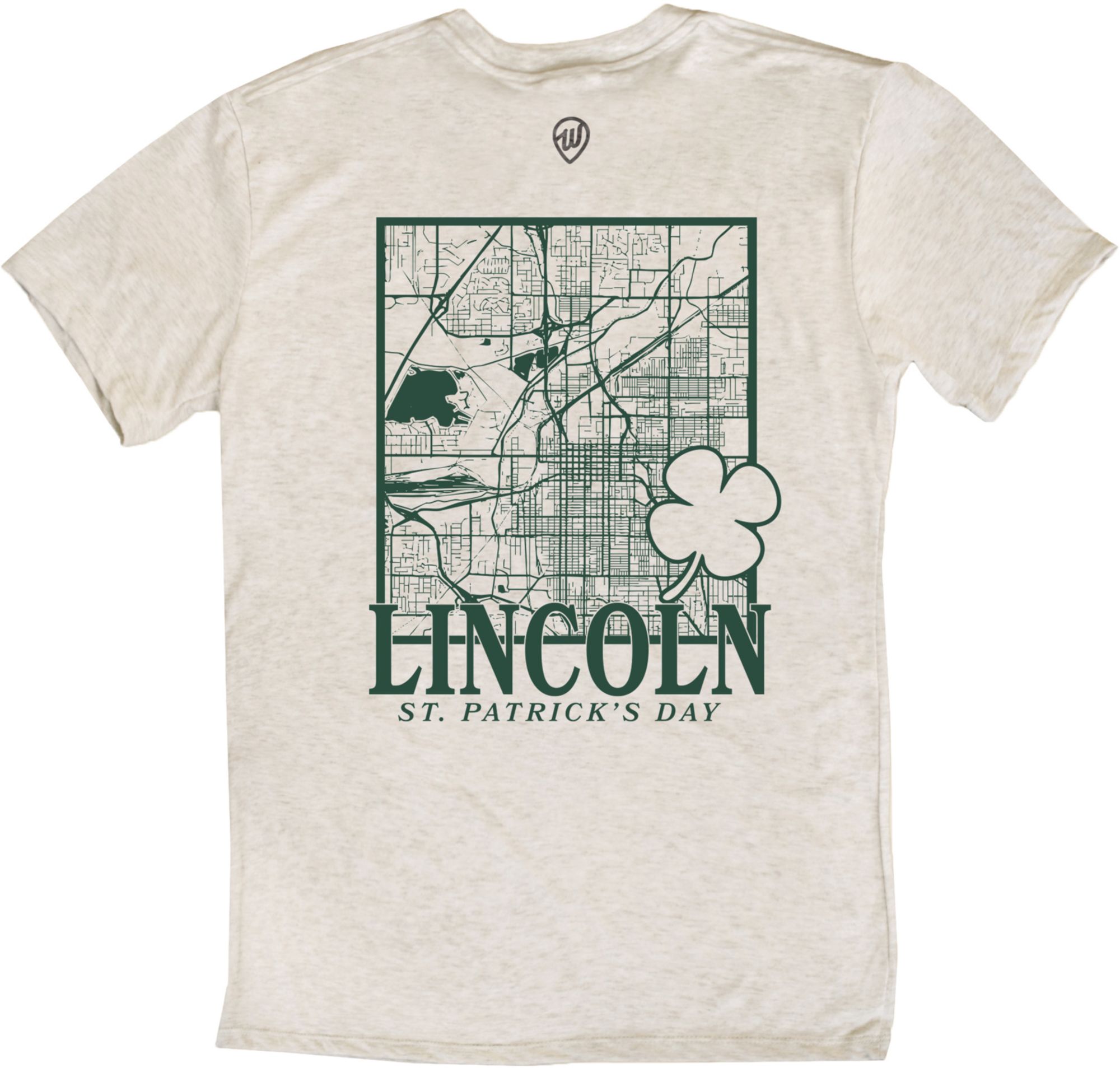 Where I'm From Adult Lincoln City Oatmeal St. Patty's T-Shirt product image
