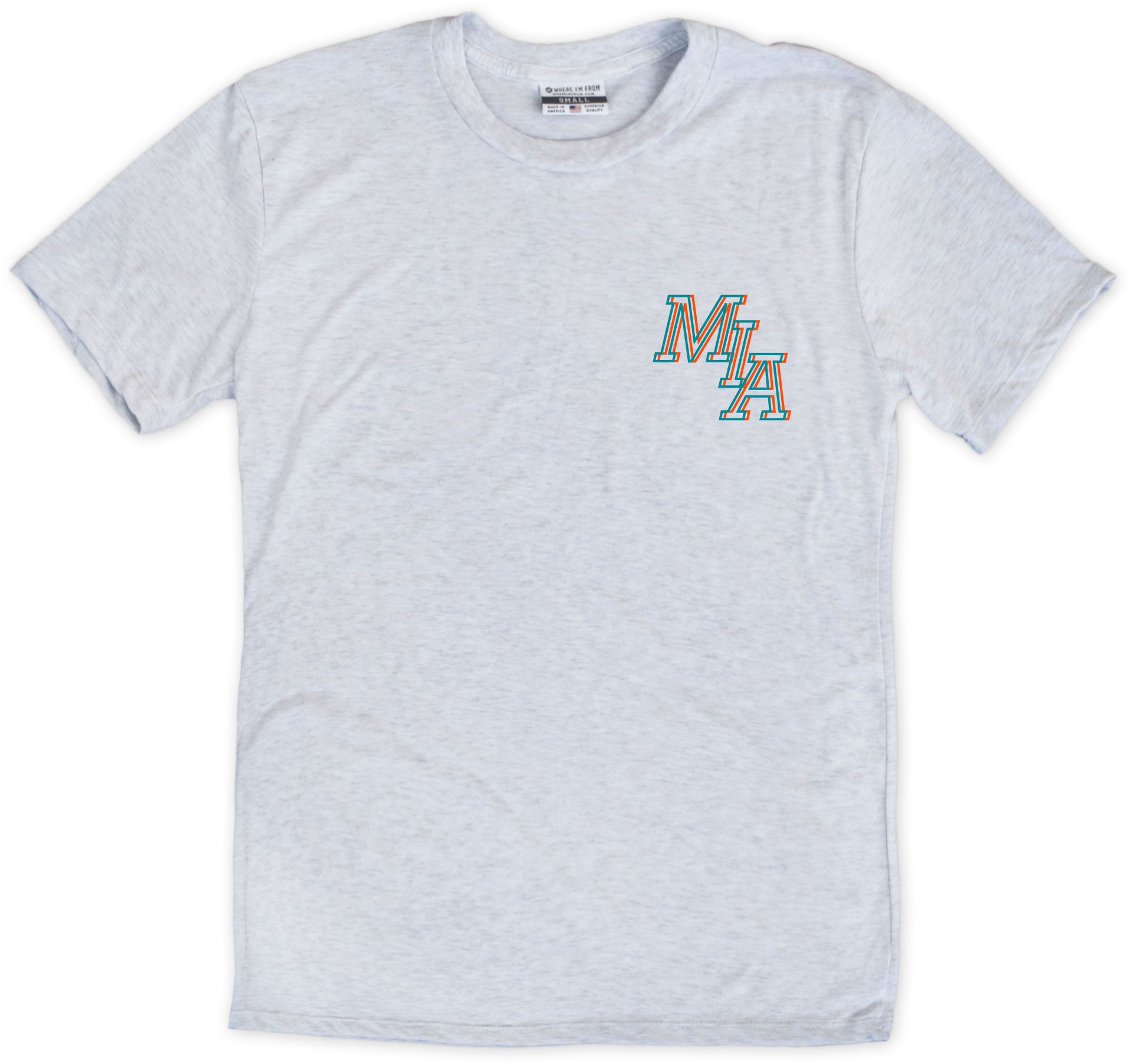 Where I'm From Adult Miami White 305 T-Shirt product image