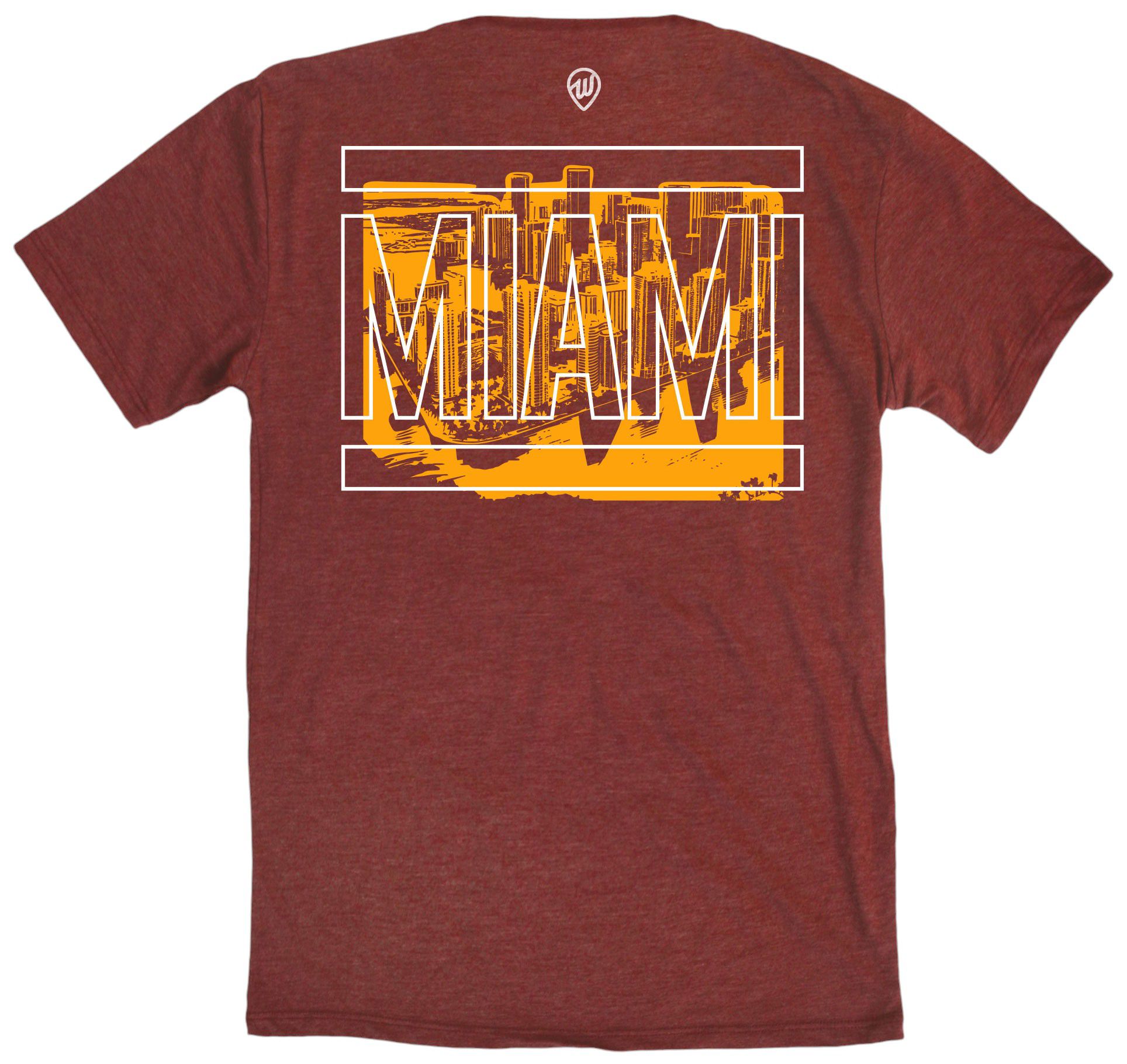 Where I'm From Adult Miami 2-Sided City T-Shirt product image