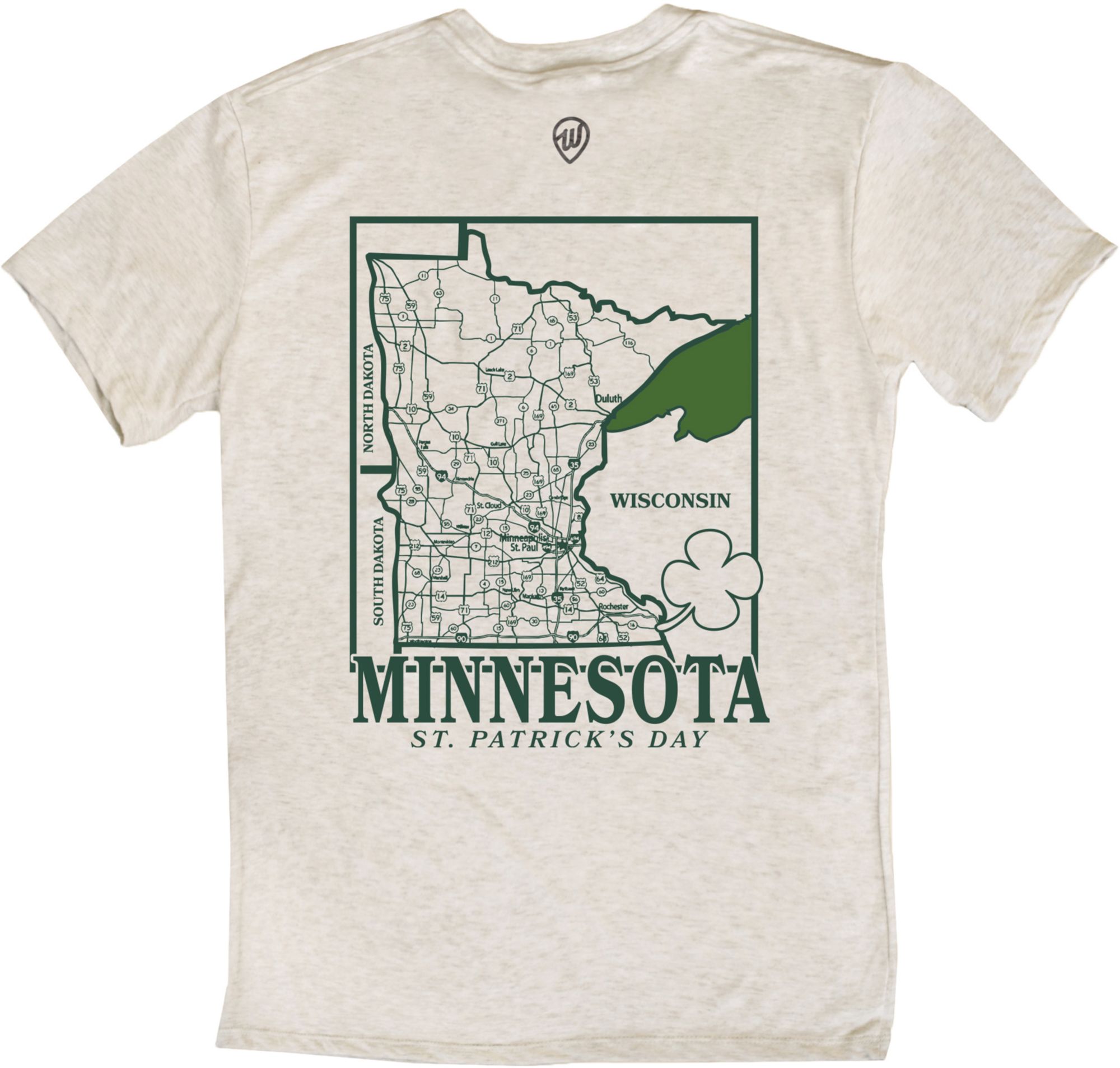 Where I'm From Adult Minnesota City Oatmeal St. Patty's T-Shirt product image