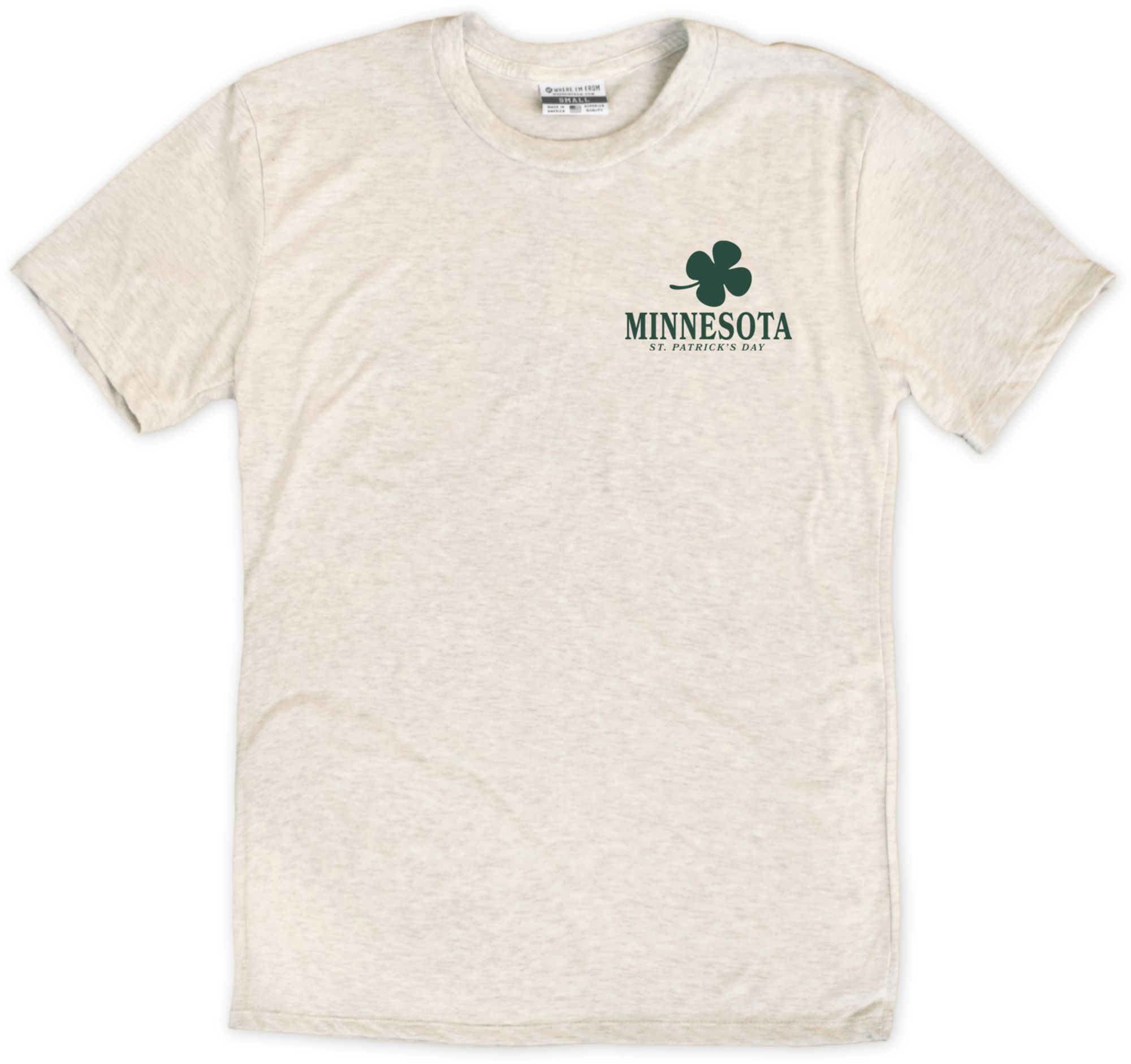 Where I'm From Adult Minnesota City Oatmeal St. Patty's T-Shirt product image