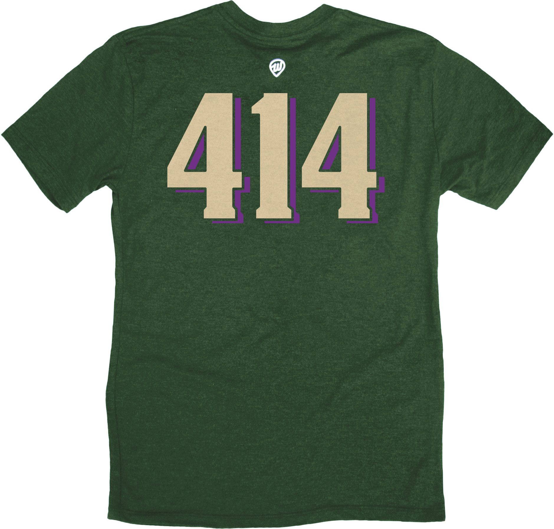 Where I'm From Milwaukee Green 414 T-Shirt