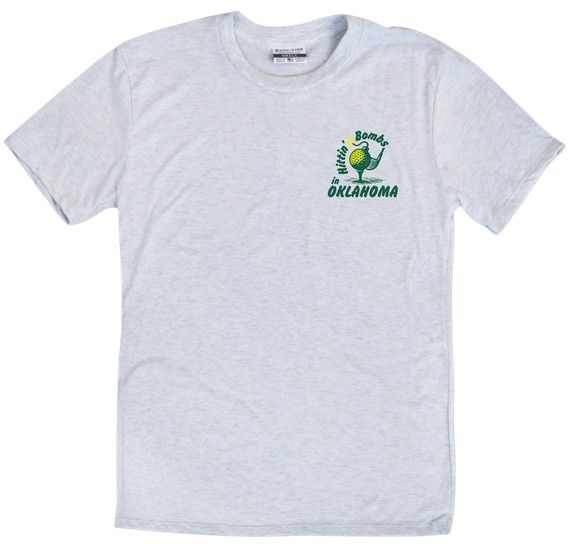 Where I'm From Adult Oklahoma Ash 'Hittin B' T-Shirt product image