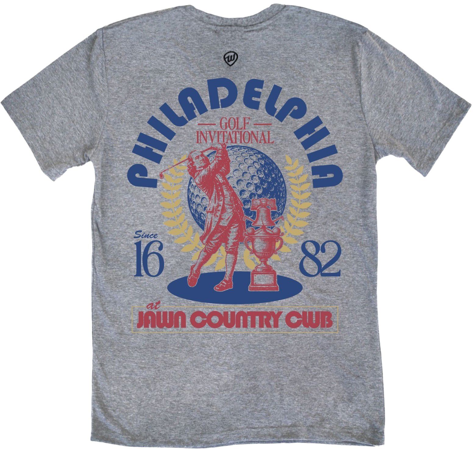 Where I'm From Adult Philadelphia Gray 'Jawn' T-Shirt product image