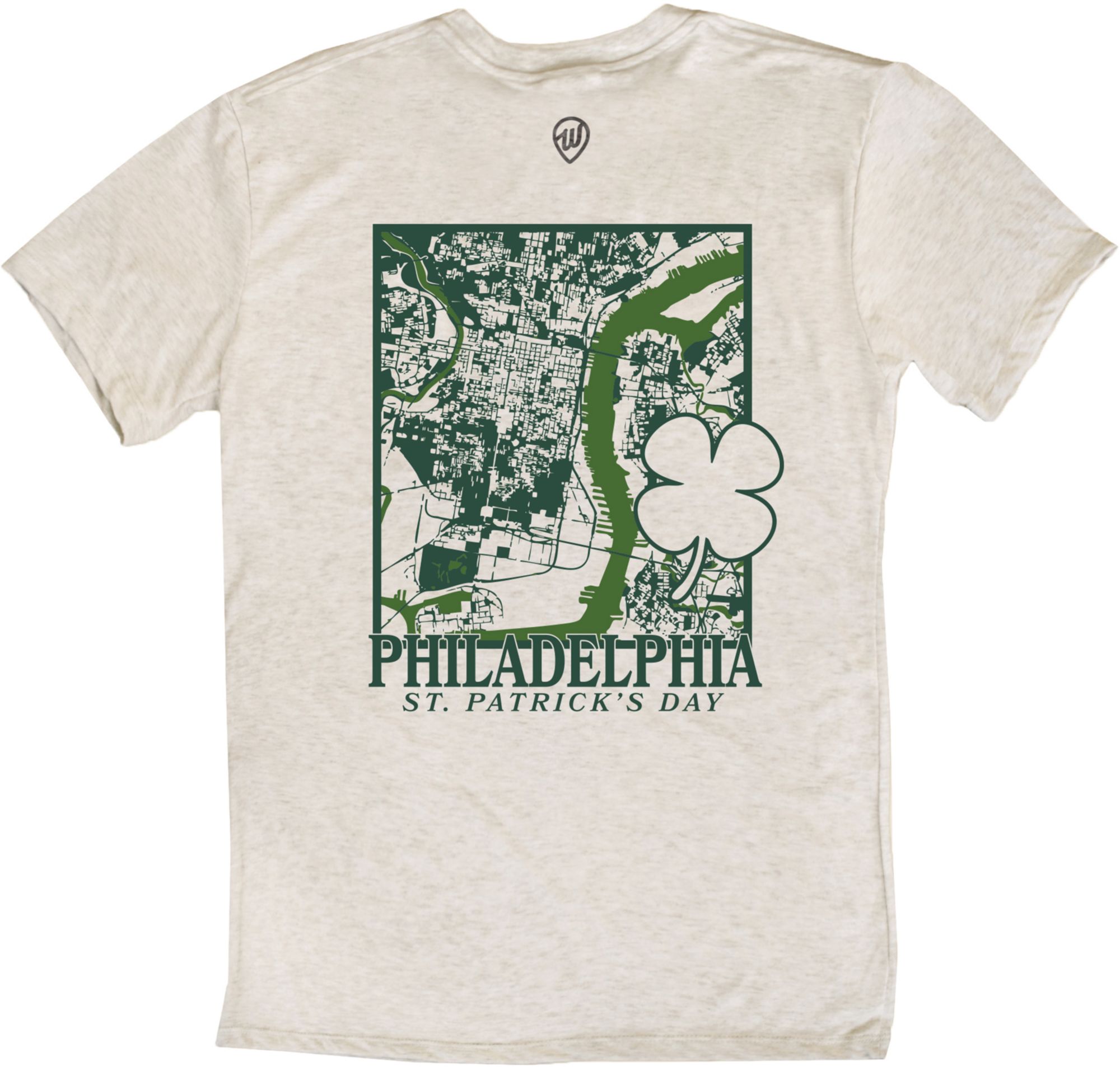 Where I'm From Adult Philadelphia City Oatmeal St. Patty's T-Shirt product image