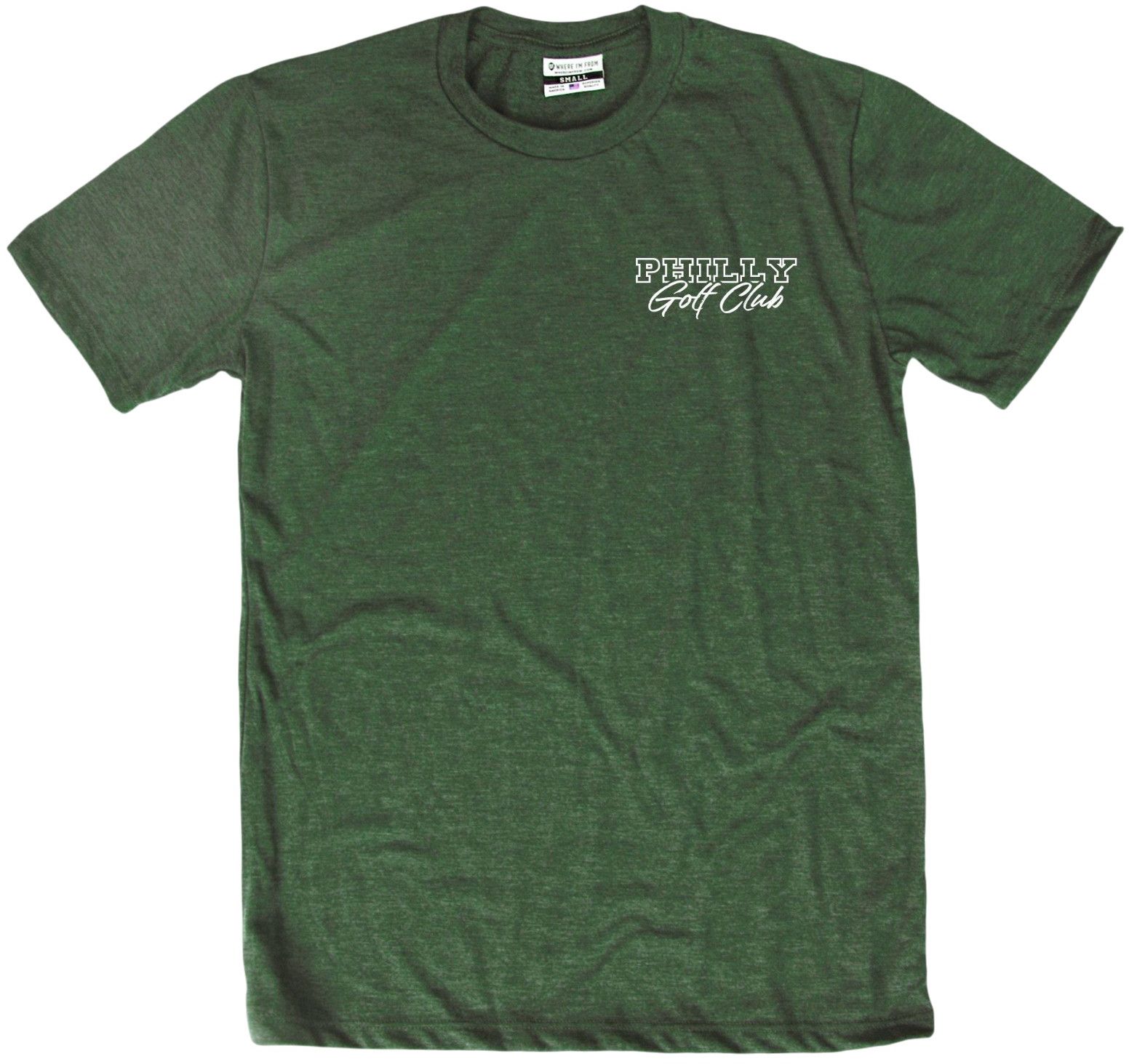 Where I'm From Adult Philadelphia Green Tee High T-Shirt product image