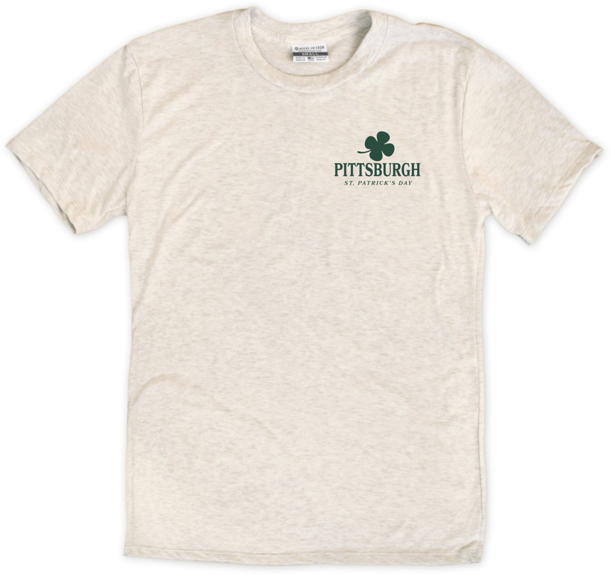 Where I'm From Adult Pittsburgh City Oatmeal St. Patty's T-Shirt product image