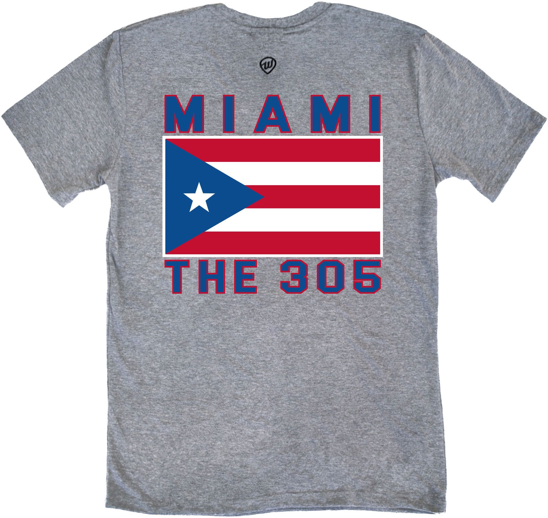 Where I'm From Adult Puerto Rico Gray T-Shirt product image