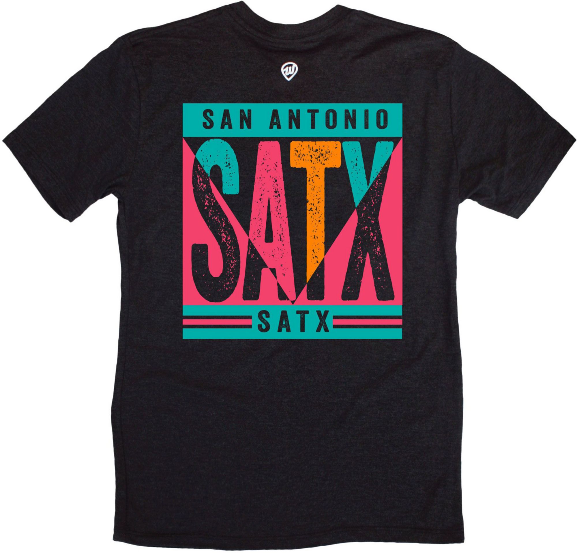 Where I'm From Adult San Antonio Black Fiesta 2 Hit T-Shirt product image