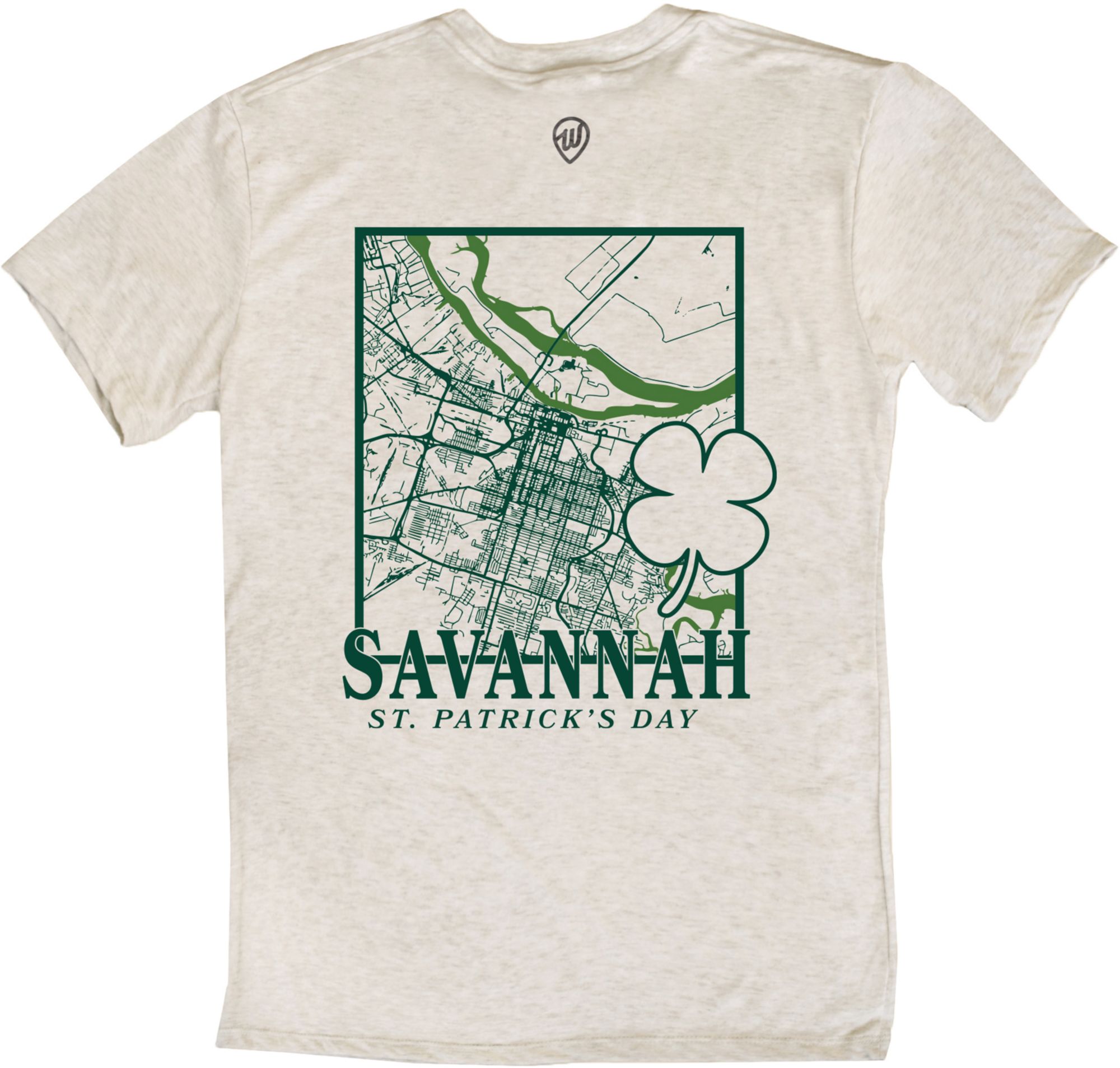 Where I'm From Adult Savannah City Oatmeal St. Patty's T-Shirt product image