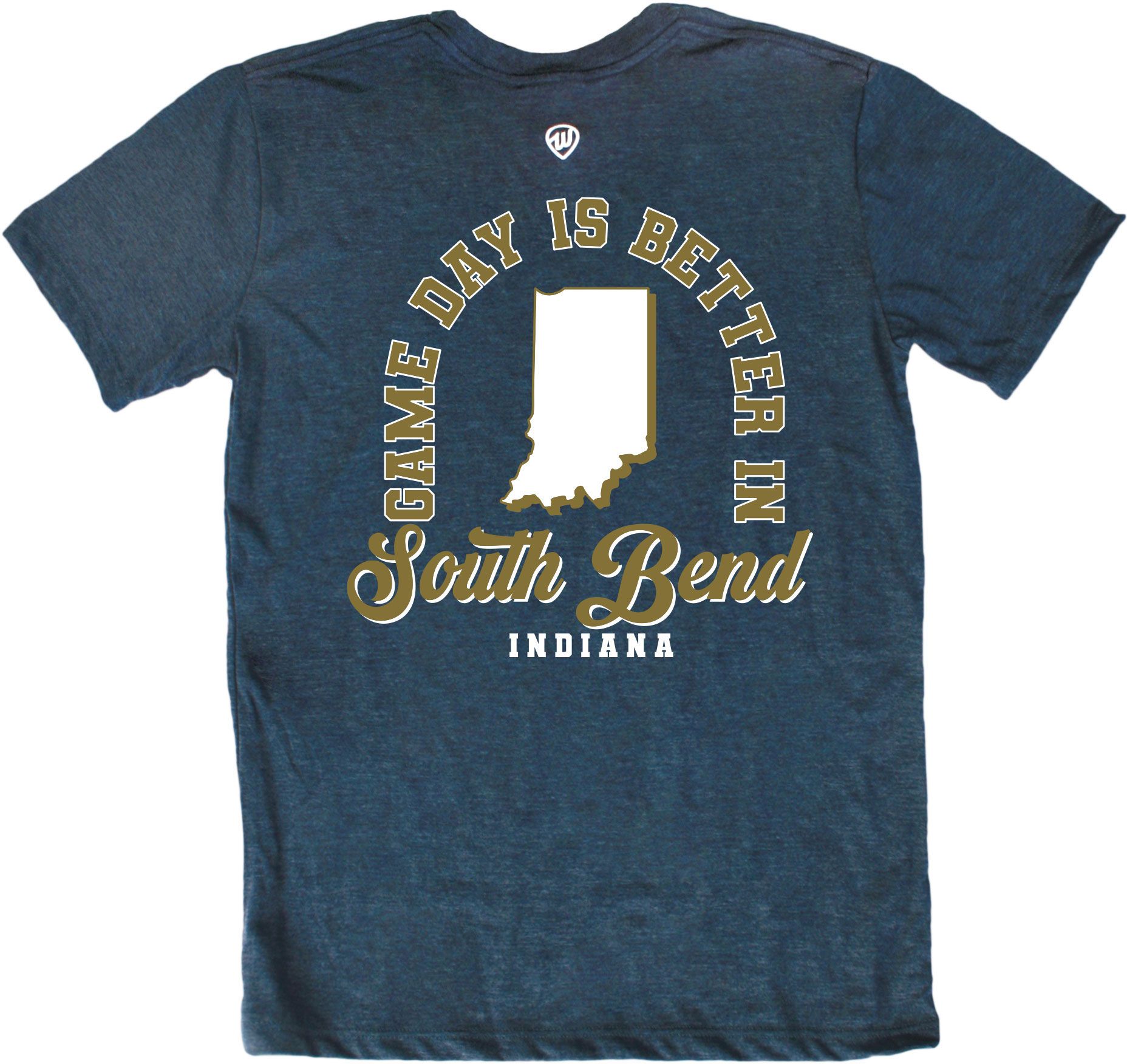 Where I'm From Men's South Bend Navy Game Day 2Hit T-Shirt product image