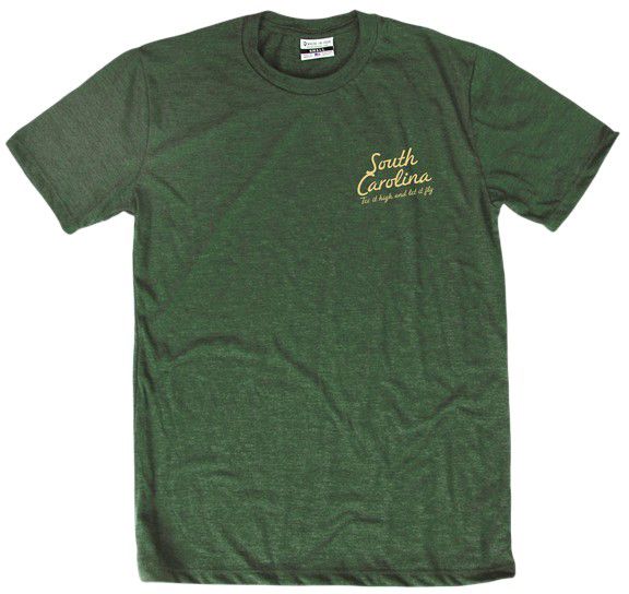 Where I'm From Adult South Carolina Green Tee High T-Shirt product image