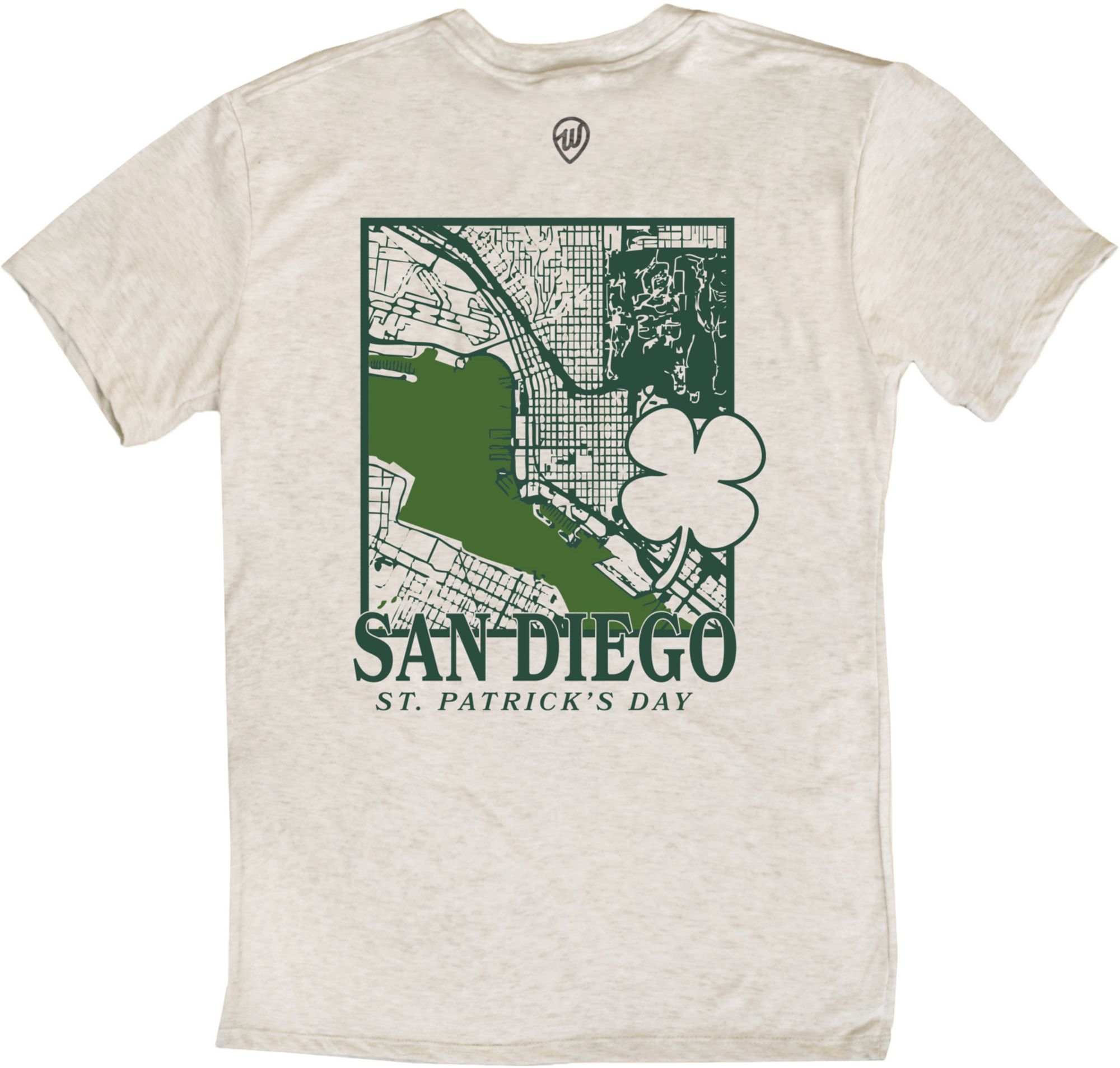 Where I'm From Adult San Diego City Oatmeal St. Patty's T-Shirt product image