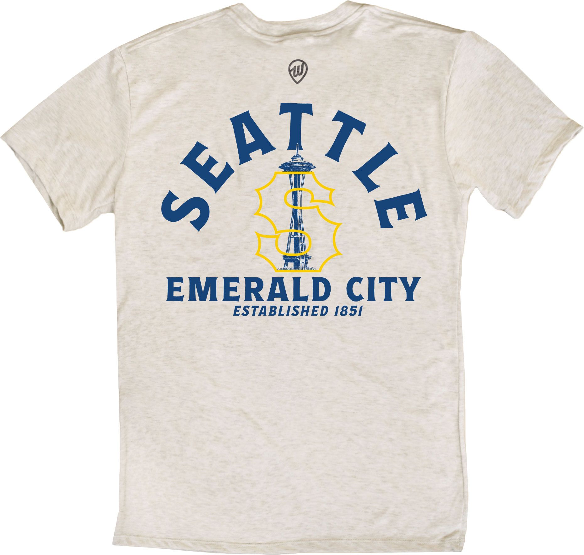 Where I'm From Adult Seattle Oatmeal Baseball T-Shirt product image