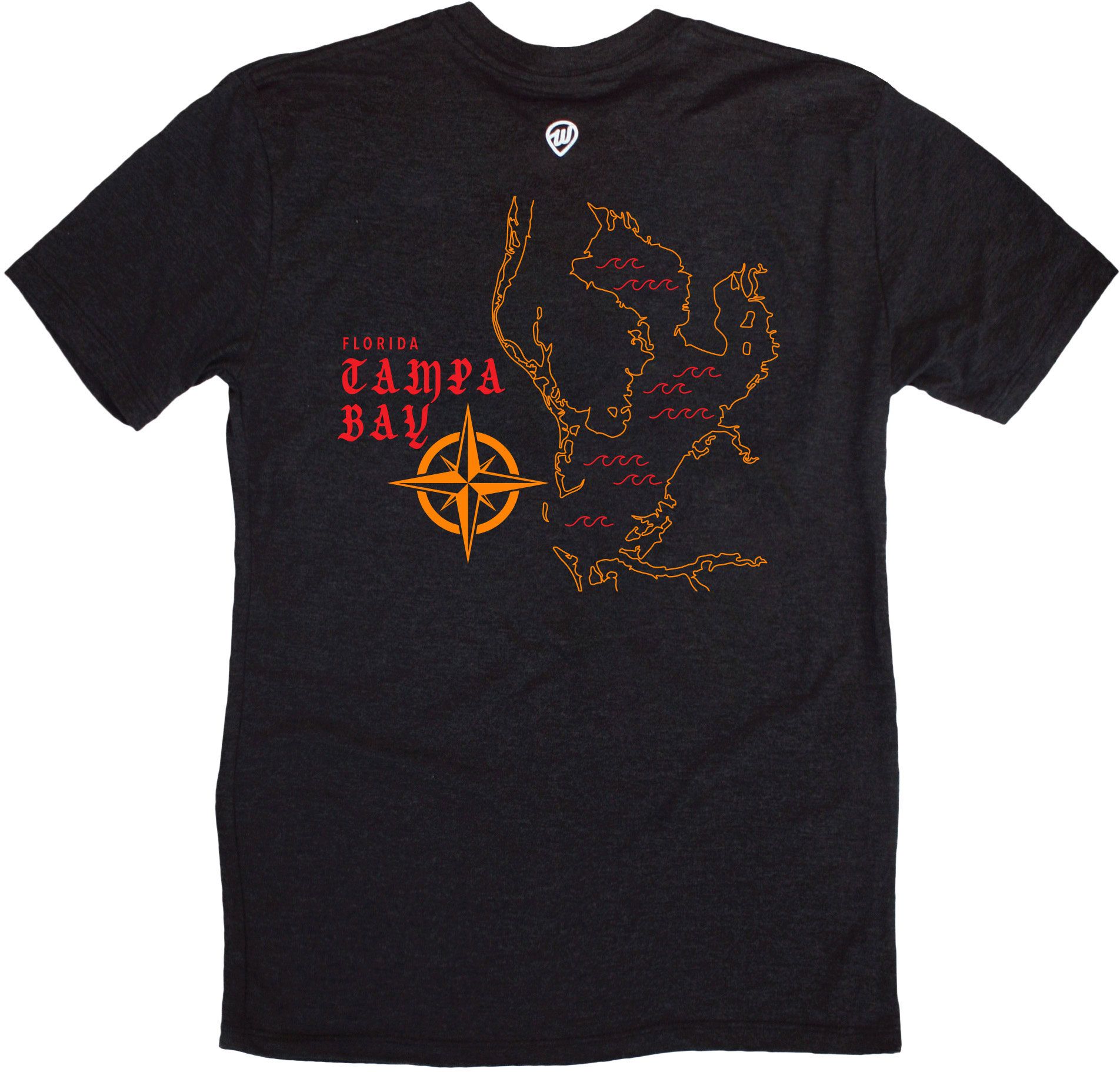 Where I'm From Adult Tampa Bay Map T-Shirt product image