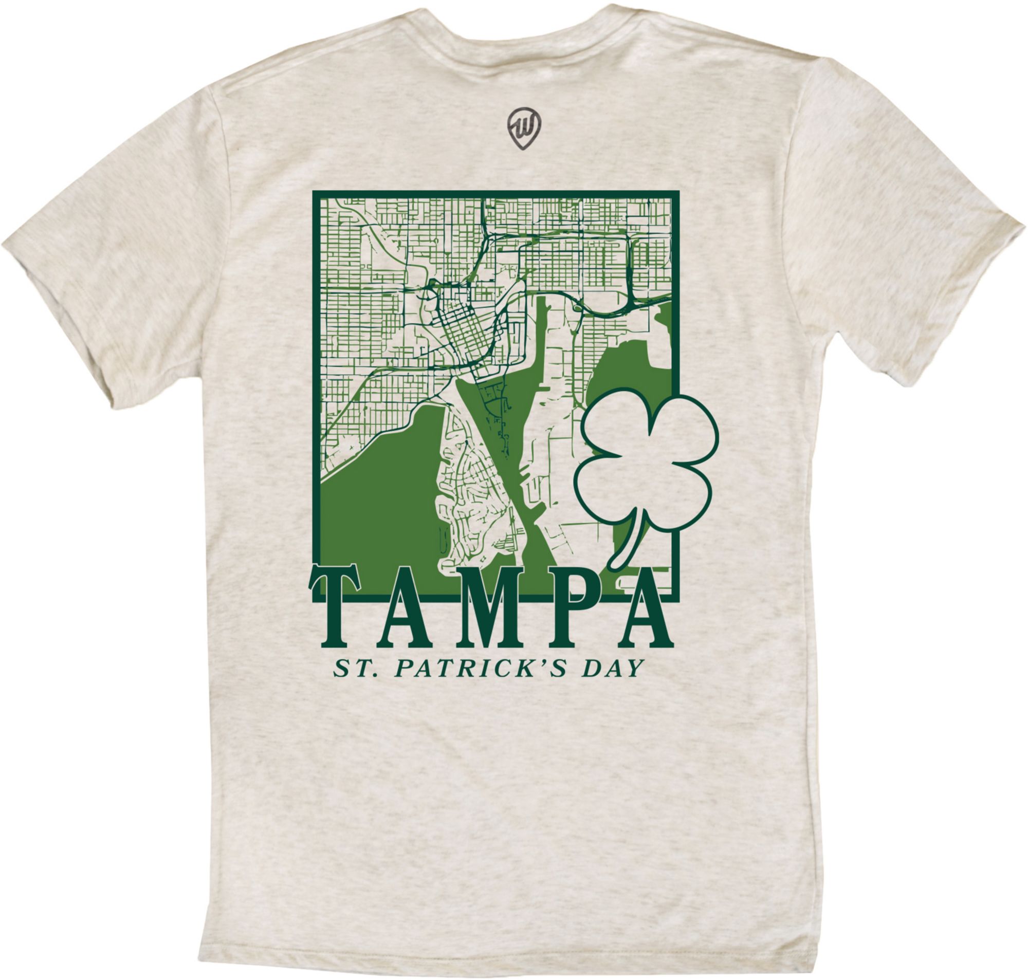 Where I'm From Adult Tampa Bay City Oatmeal St. Patty's T-Shirt product image