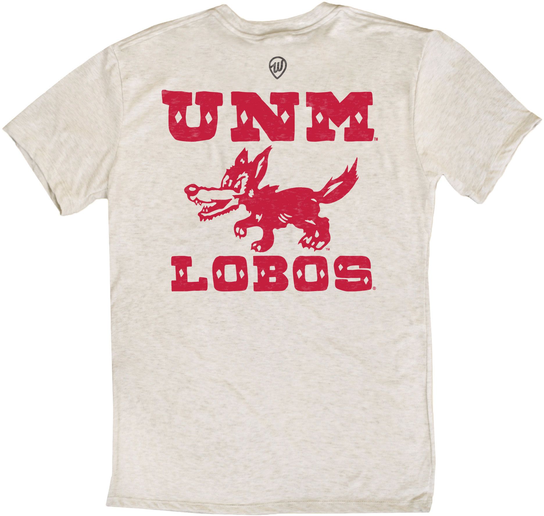 Where I'm From Men's New Mexico Lobos Oatmeal 2 Hit T-Shirt product image