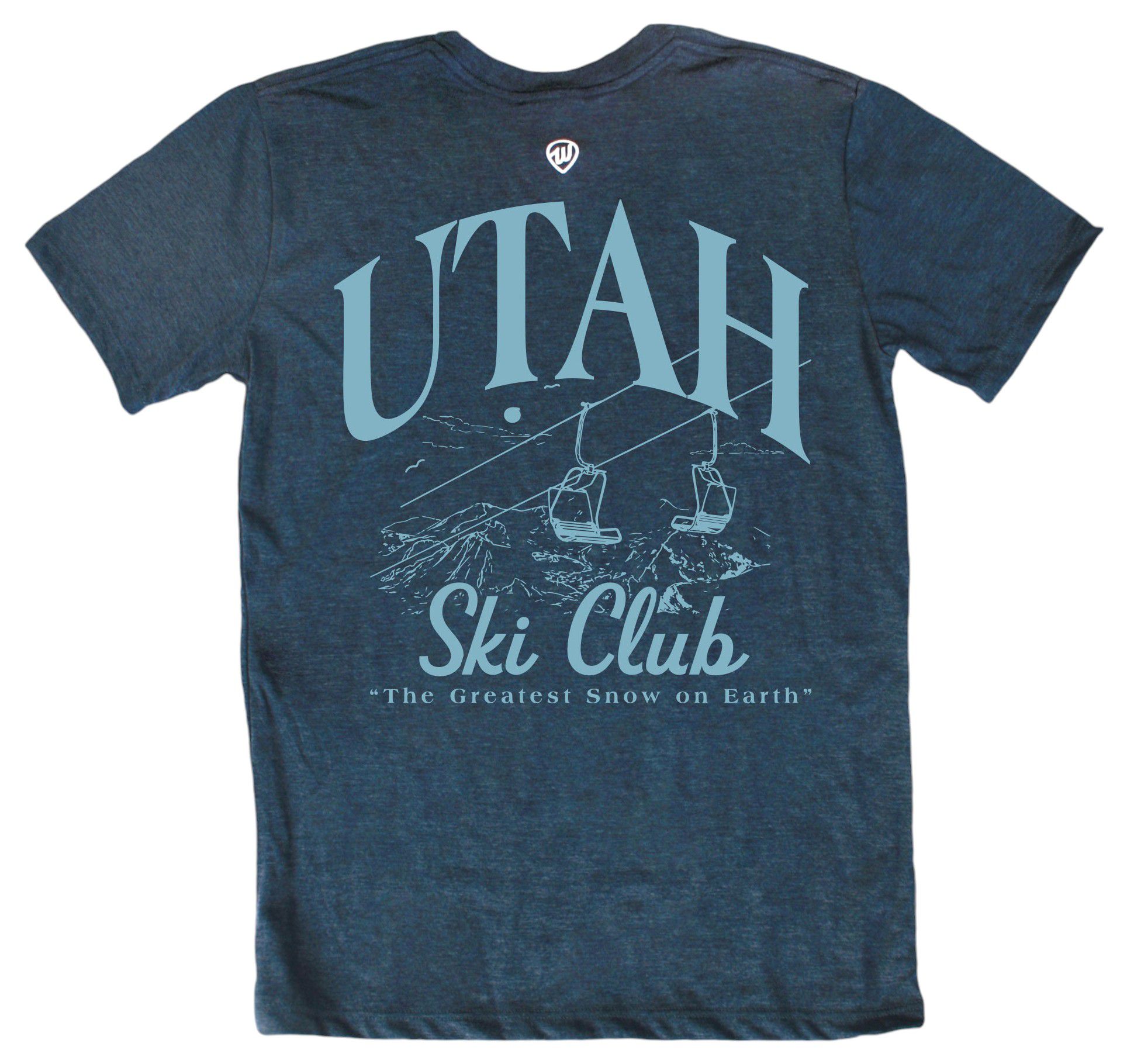 Where I'm From Adult Utah 2Sided Ski Club T-Shirt product image