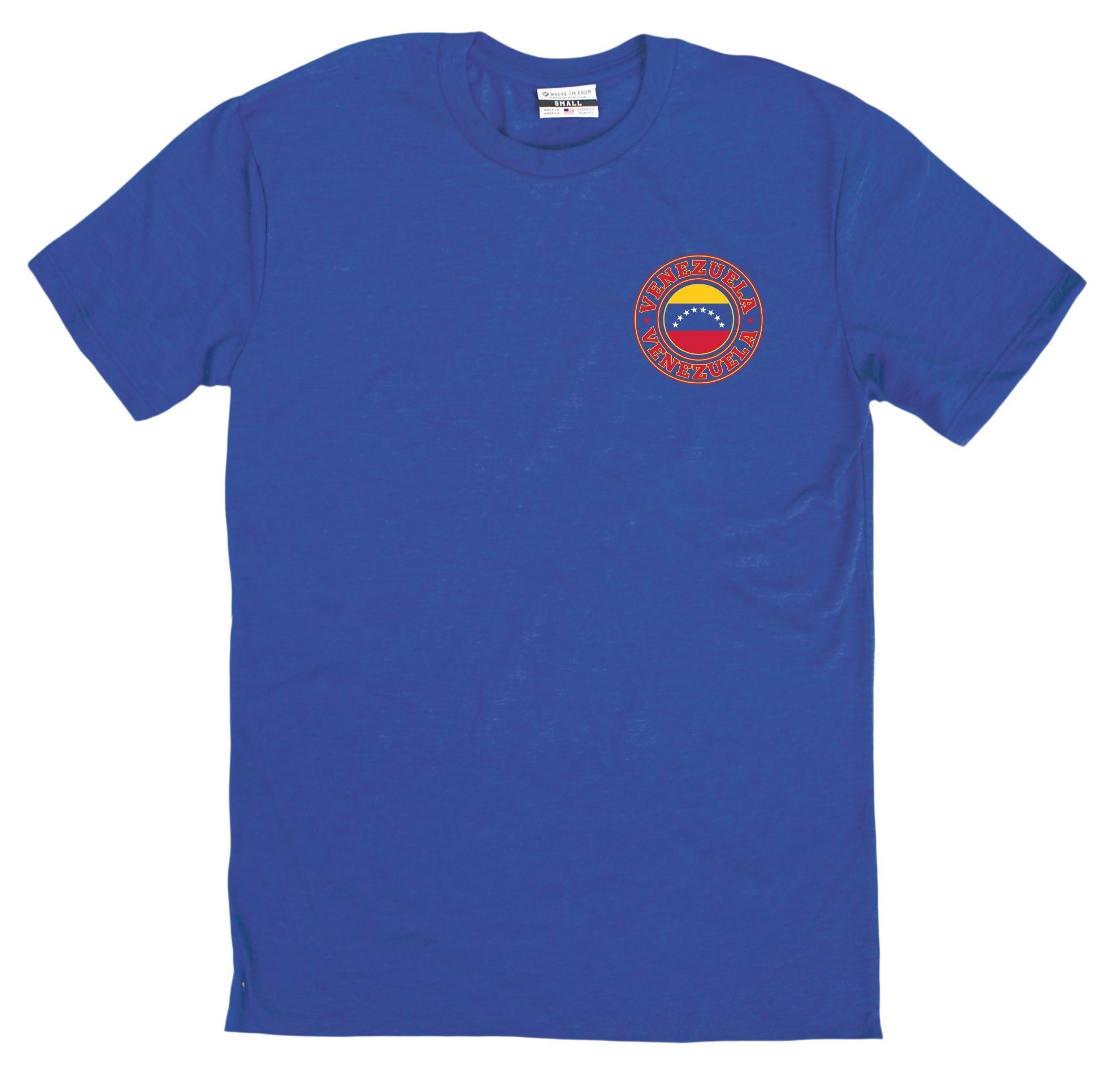 Where I'm From Adult Venezuela Circle Royal T-Shirt product image