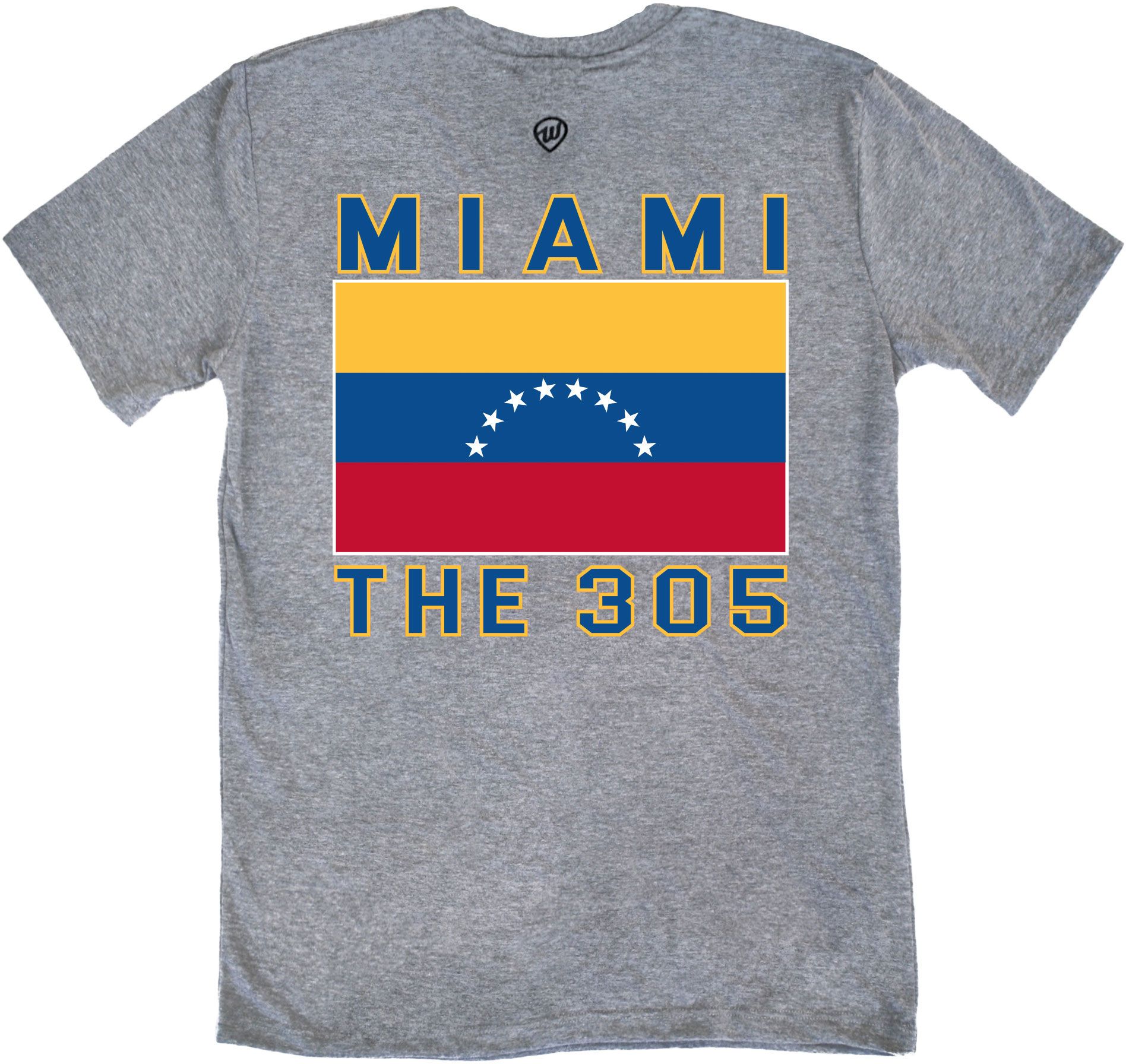 Where I'm From Adult Venezuela Gray T-Shirt product image