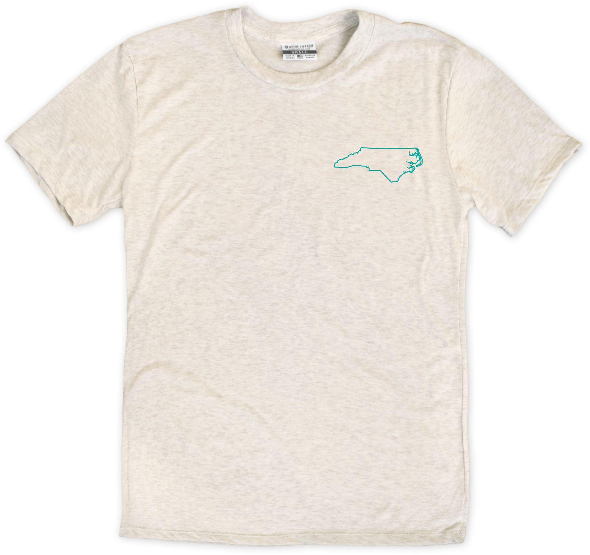 Where I'm From Adult Tennessee Cream Greetings T-Shirt product image