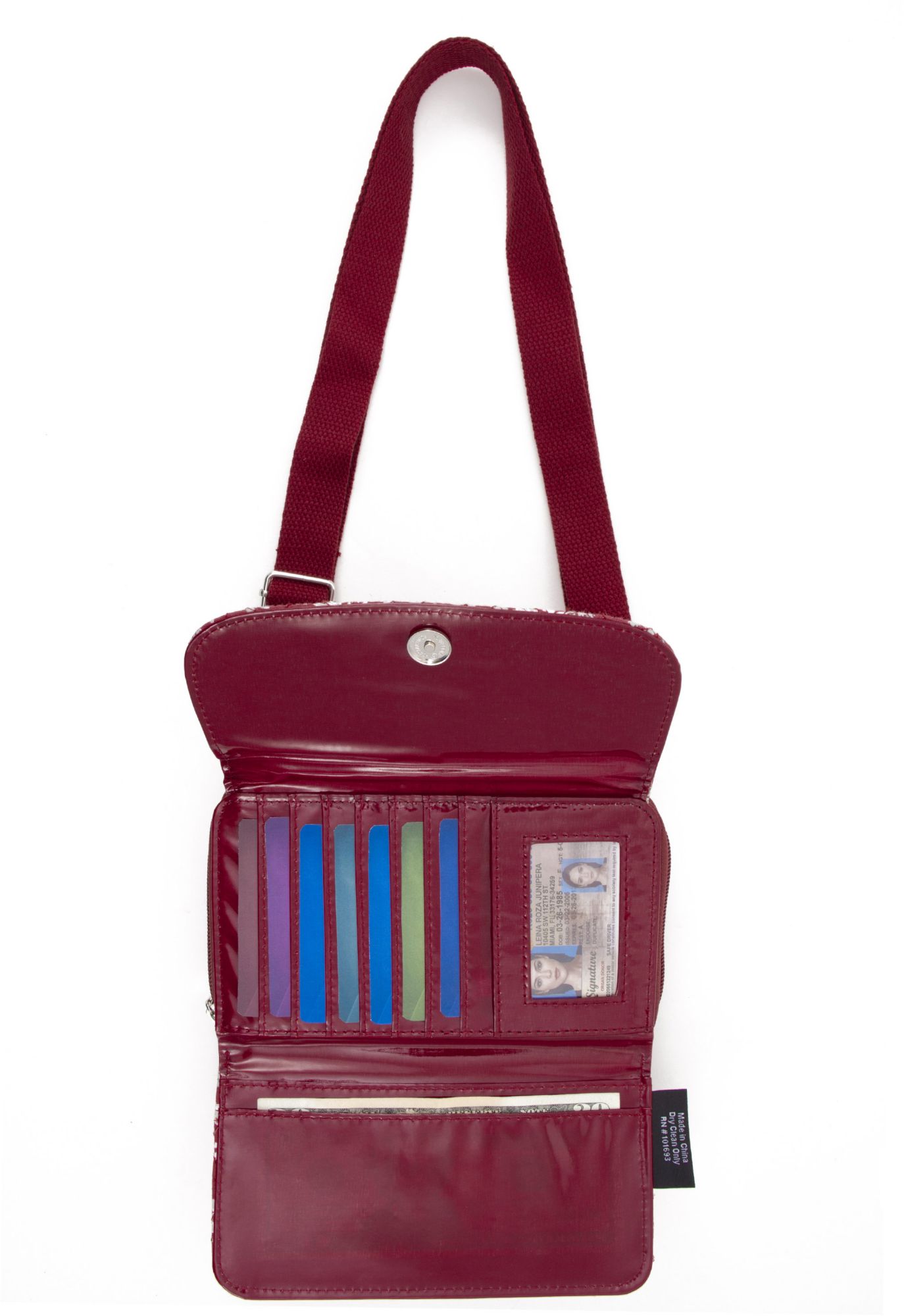 Eagles Wings Alabama Crimson Tide Quilted Cotton Cross Body Wallet product image