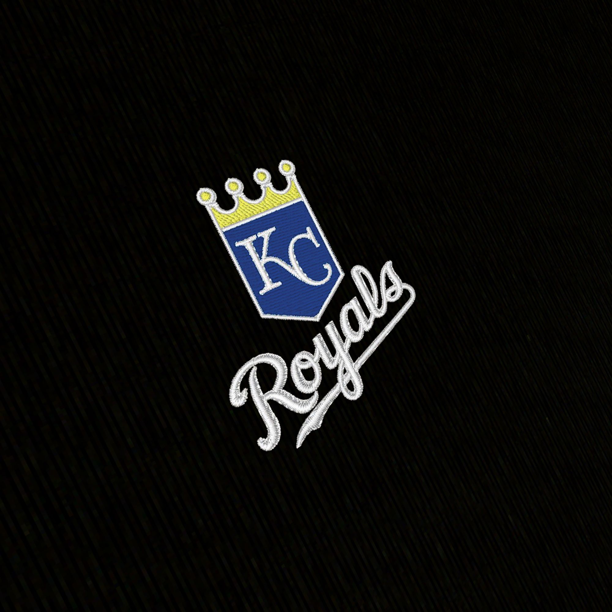 Antigua Men's Kansas City Royals Leader Black Full-Zip Jacket product image