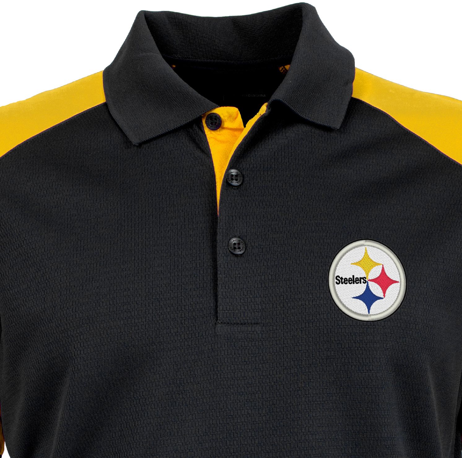 Antigua Men's Pittsburgh Steelers Century Black Polo product image