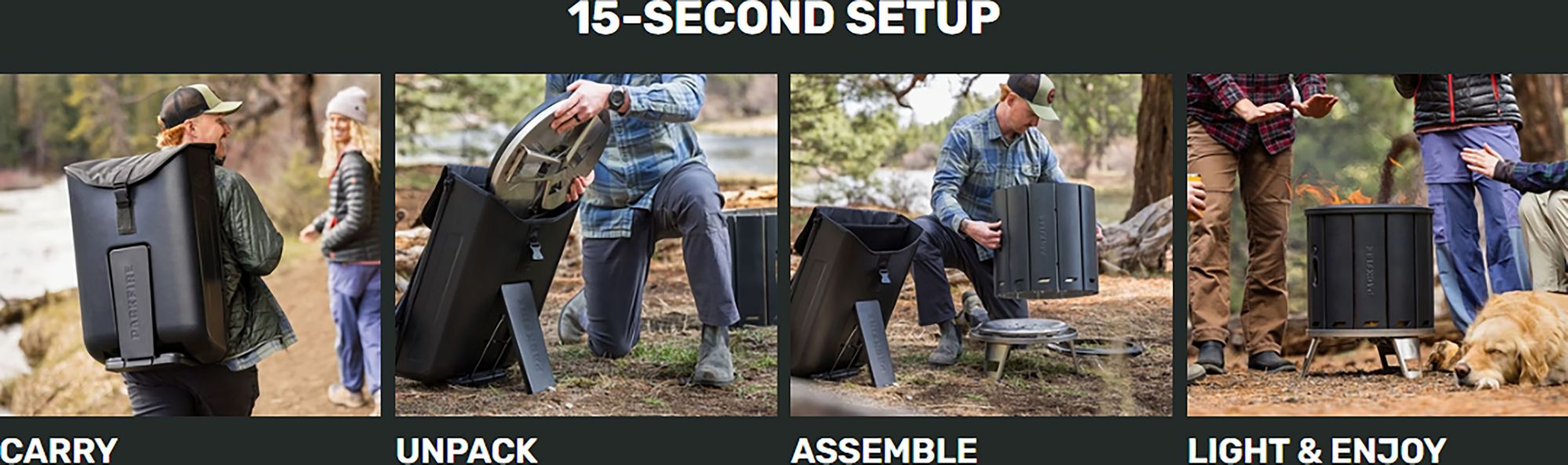 Packfire Collapsible Full-Size Smokeless Fire Pit product image