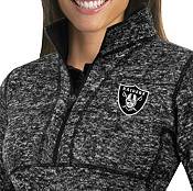 Antigua Women's Las Vegas Raiders Fortune Black Pullover Jacket product image