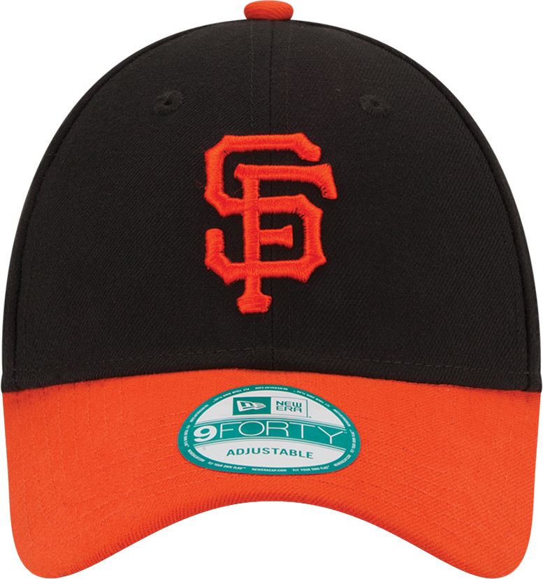 New Era Men's San Francisco Giants 9Forty Black Adjustable Hat