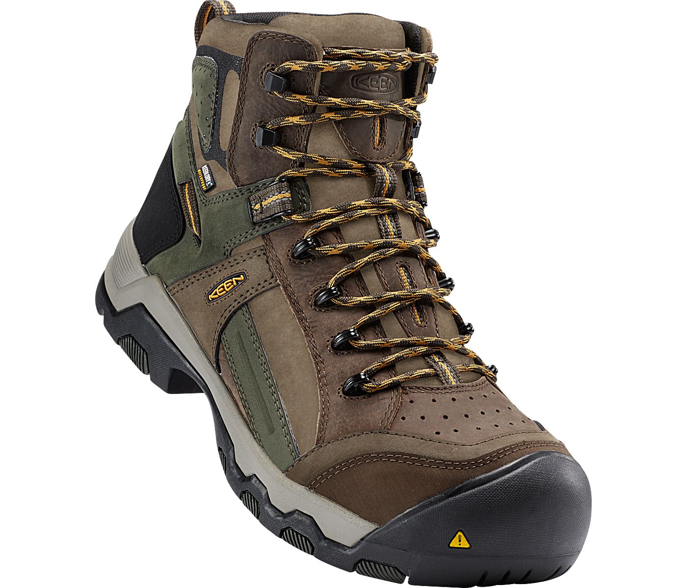 KEEN Men s Davenport Mid AL Waterproof Composite Toe Work Boots