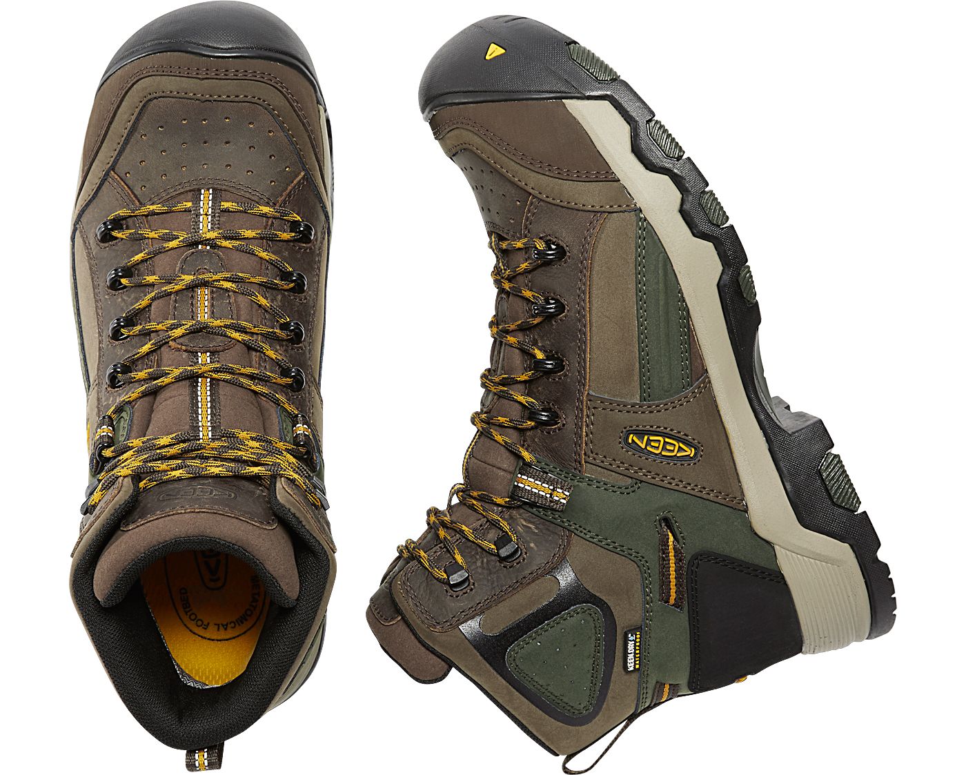 KEEN Men s Davenport Mid AL Waterproof Composite Toe Work Boots