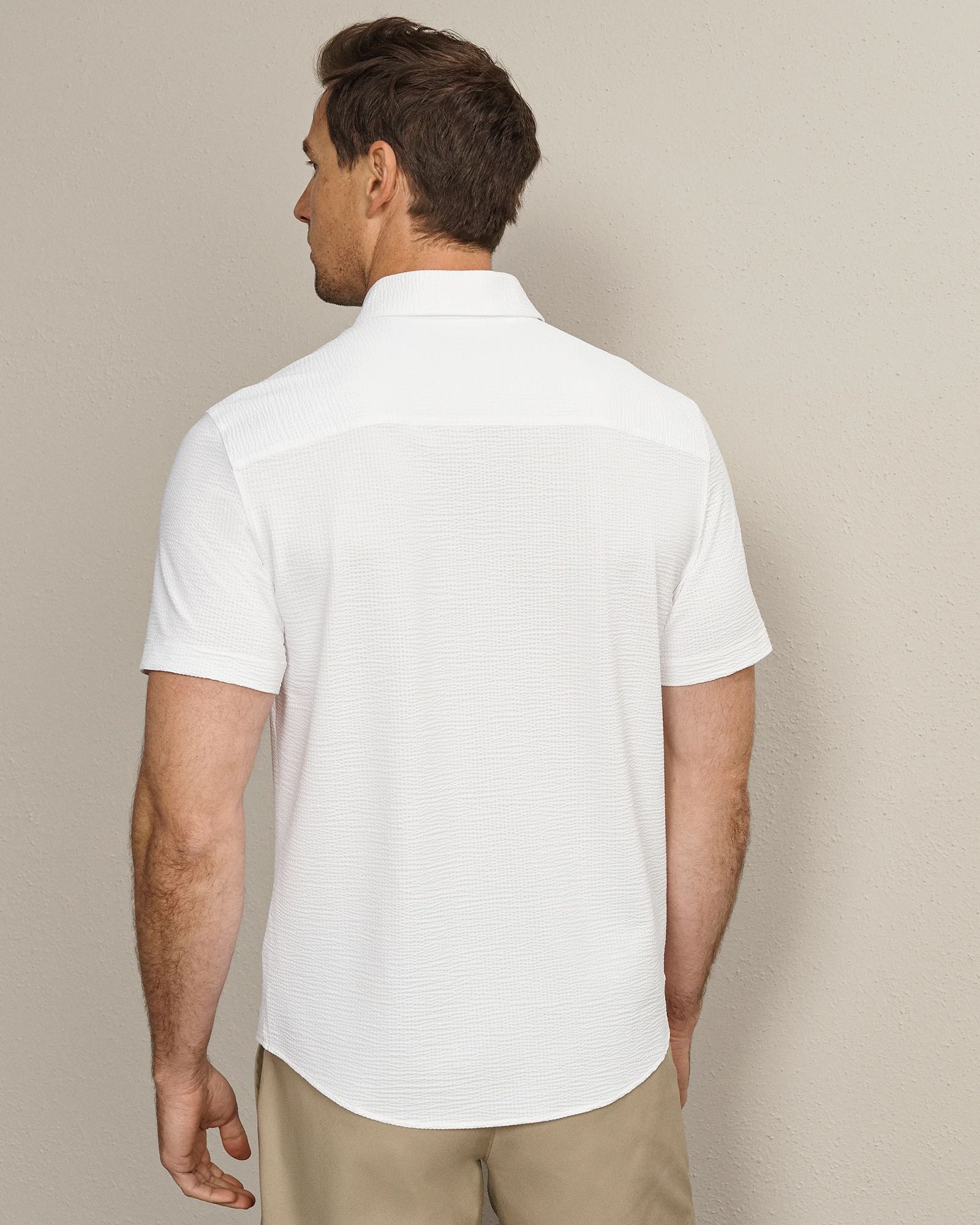 Rhone Men's Commuter Seersucker Short Sleeve Button Down Shirt product image