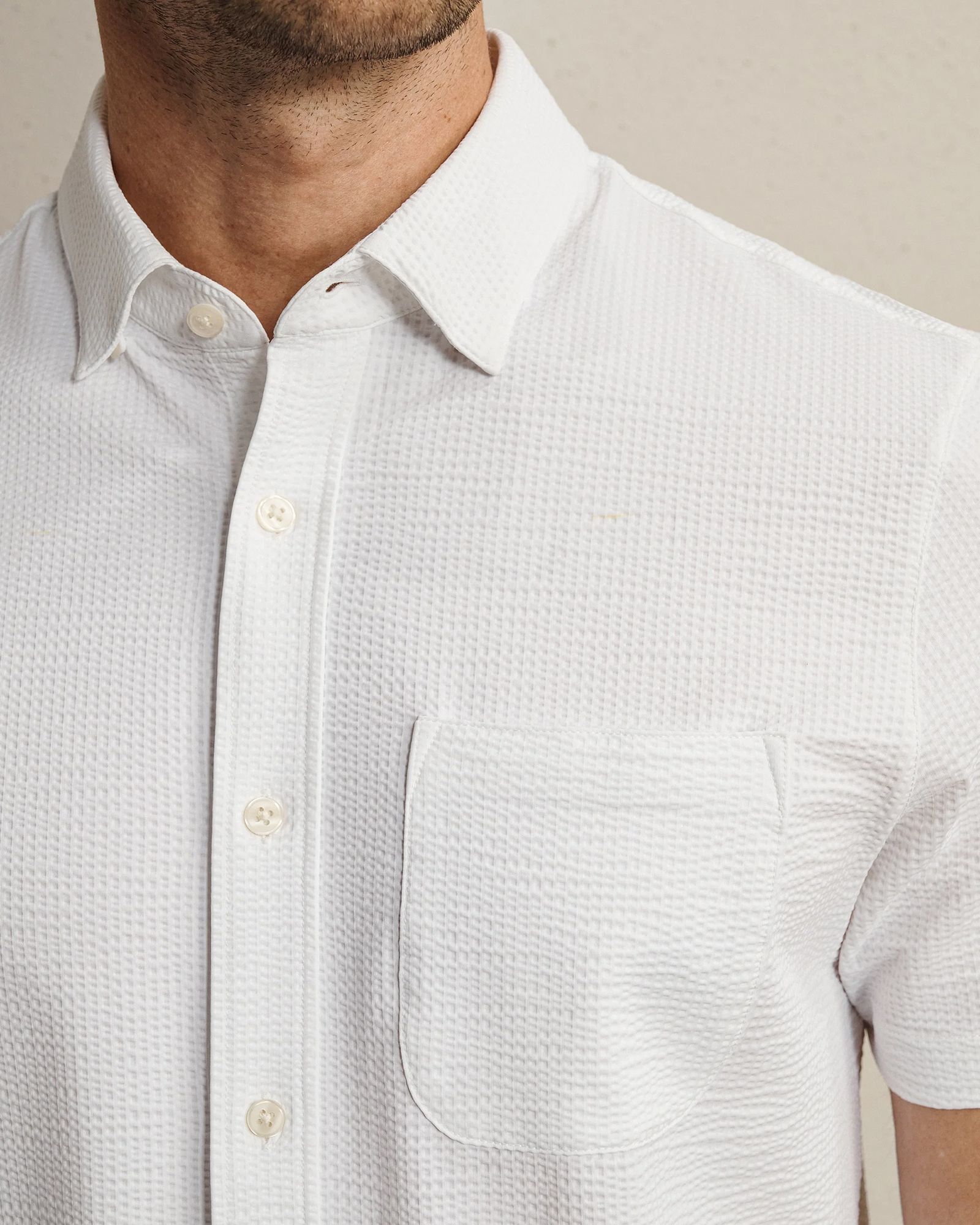 Rhone Men's Commuter Seersucker Short Sleeve Button Down Shirt product image